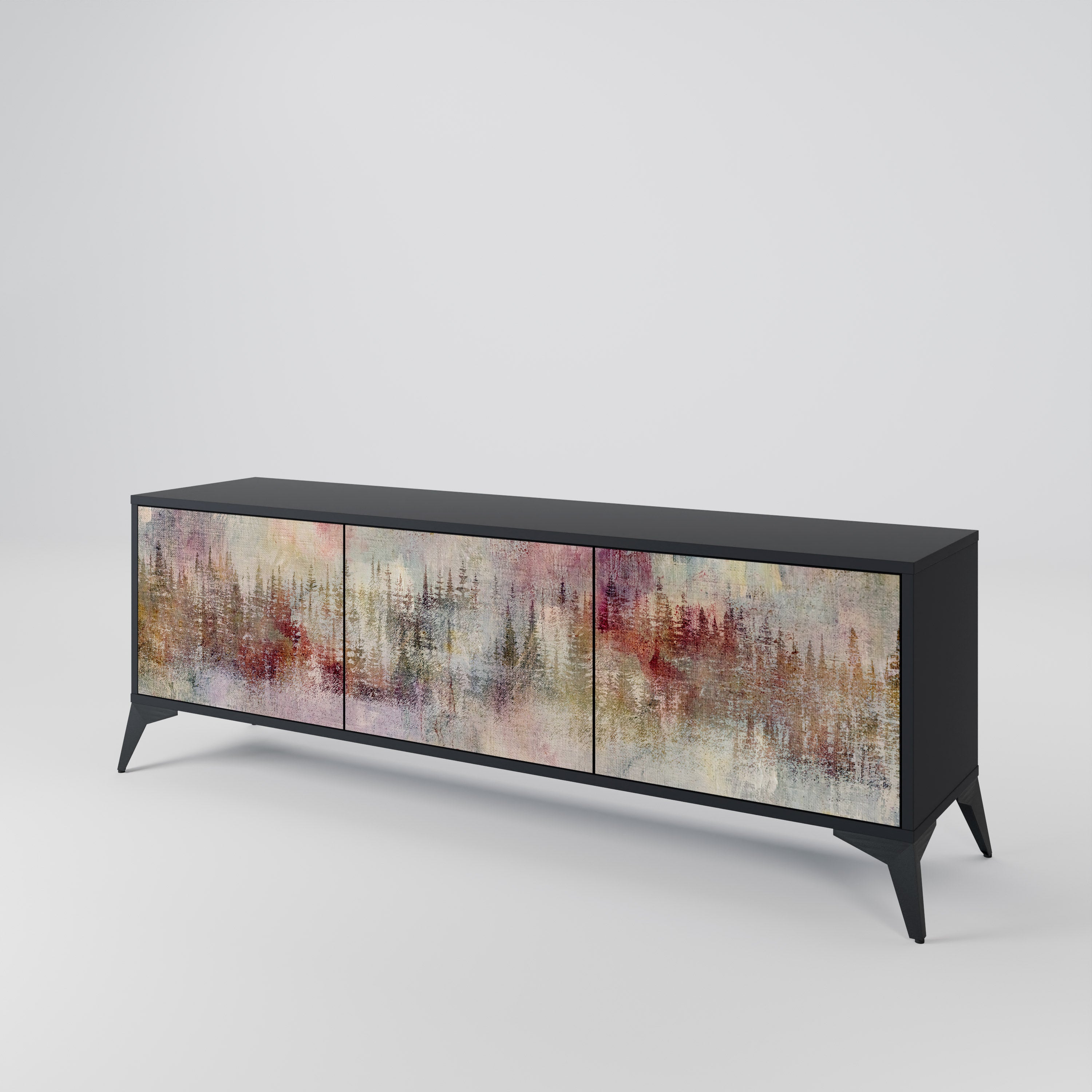 VEILED SUMMIT Mueble de TV de 3 Puertas
