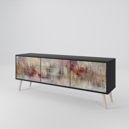 VEILED SUMMIT Mueble de TV de 3 Puertas