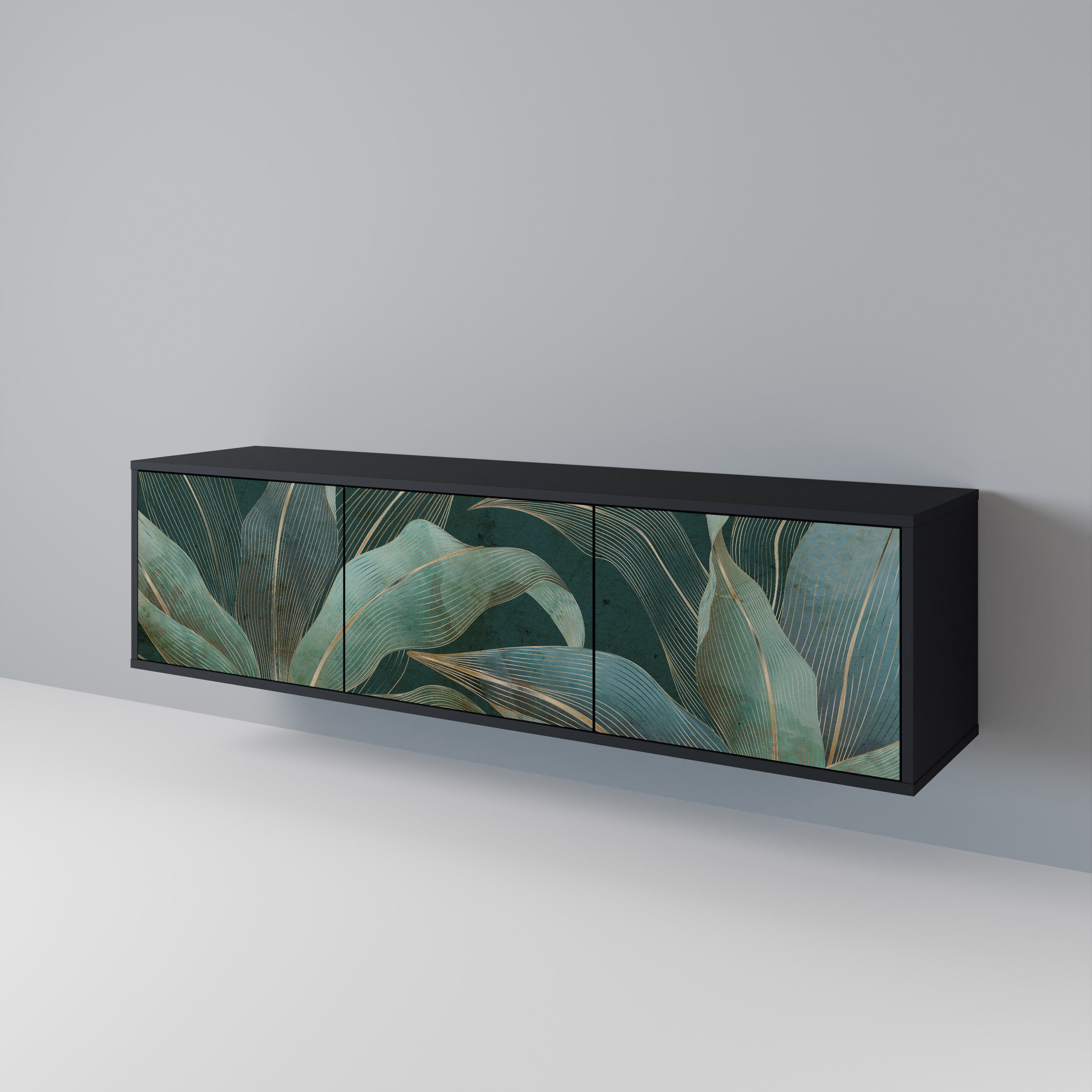 ROYAL GREEN Mueble de TV de 3 Puertas