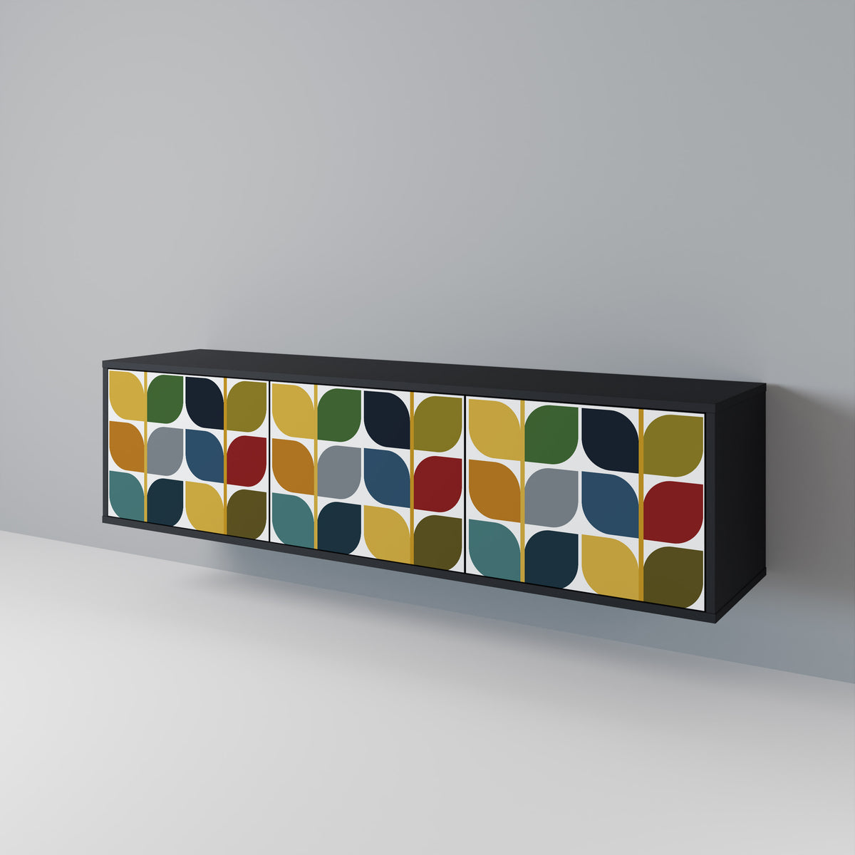 WEIGHTLESS HOURS Mueble de TV de 3 Puertas