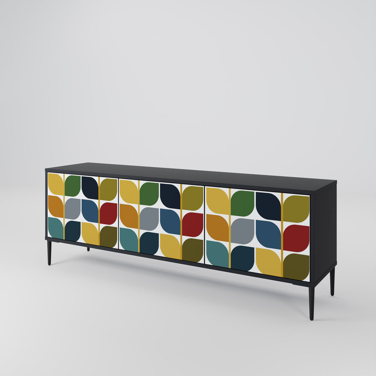 WEIGHTLESS HOURS Mueble de TV de 3 Puertas
