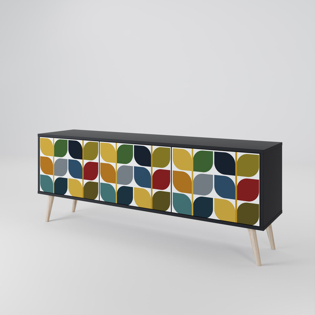 WEIGHTLESS HOURS Mueble de TV de 3 Puertas