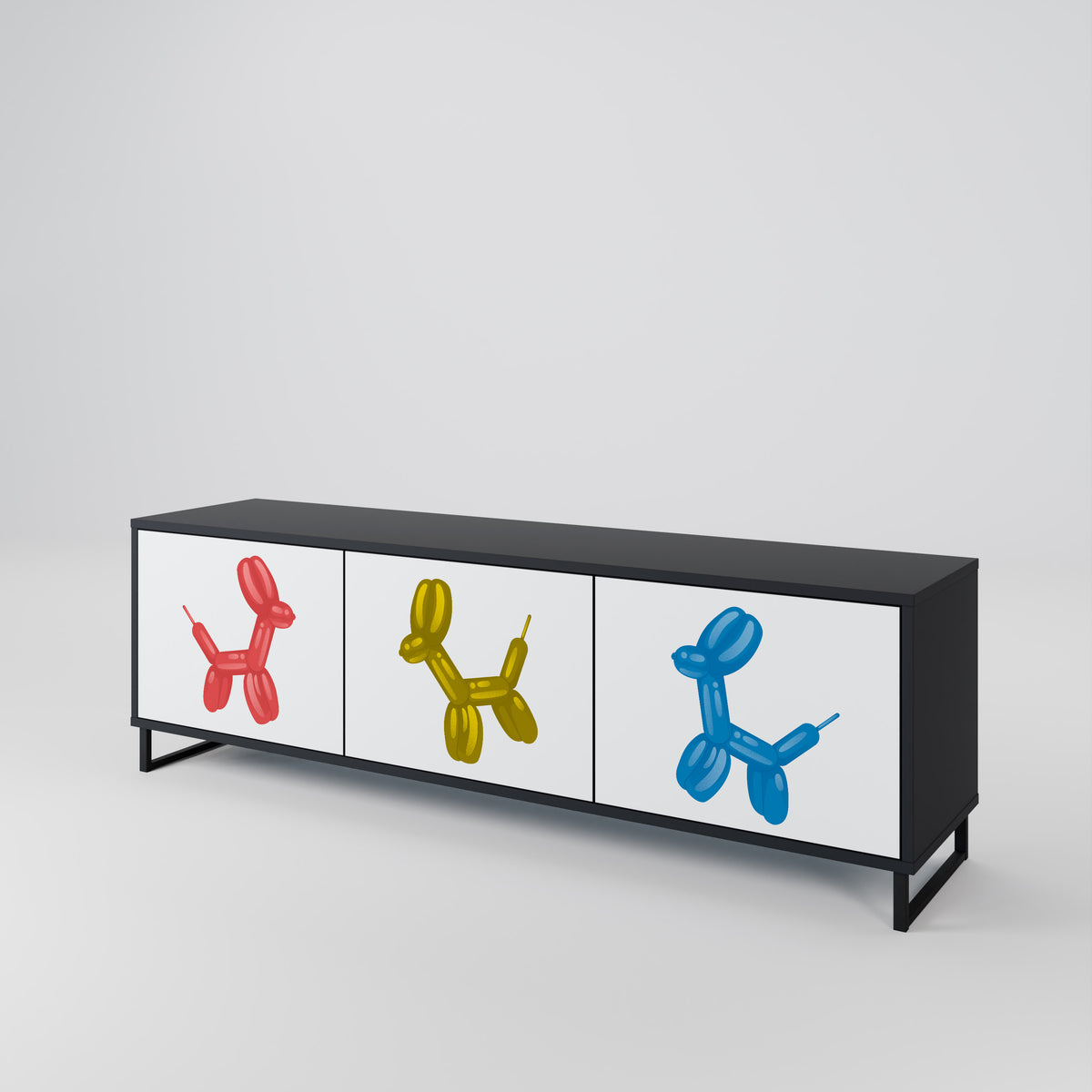 CHILDHOOD MEMORY Mueble de TV de 3 Puertas