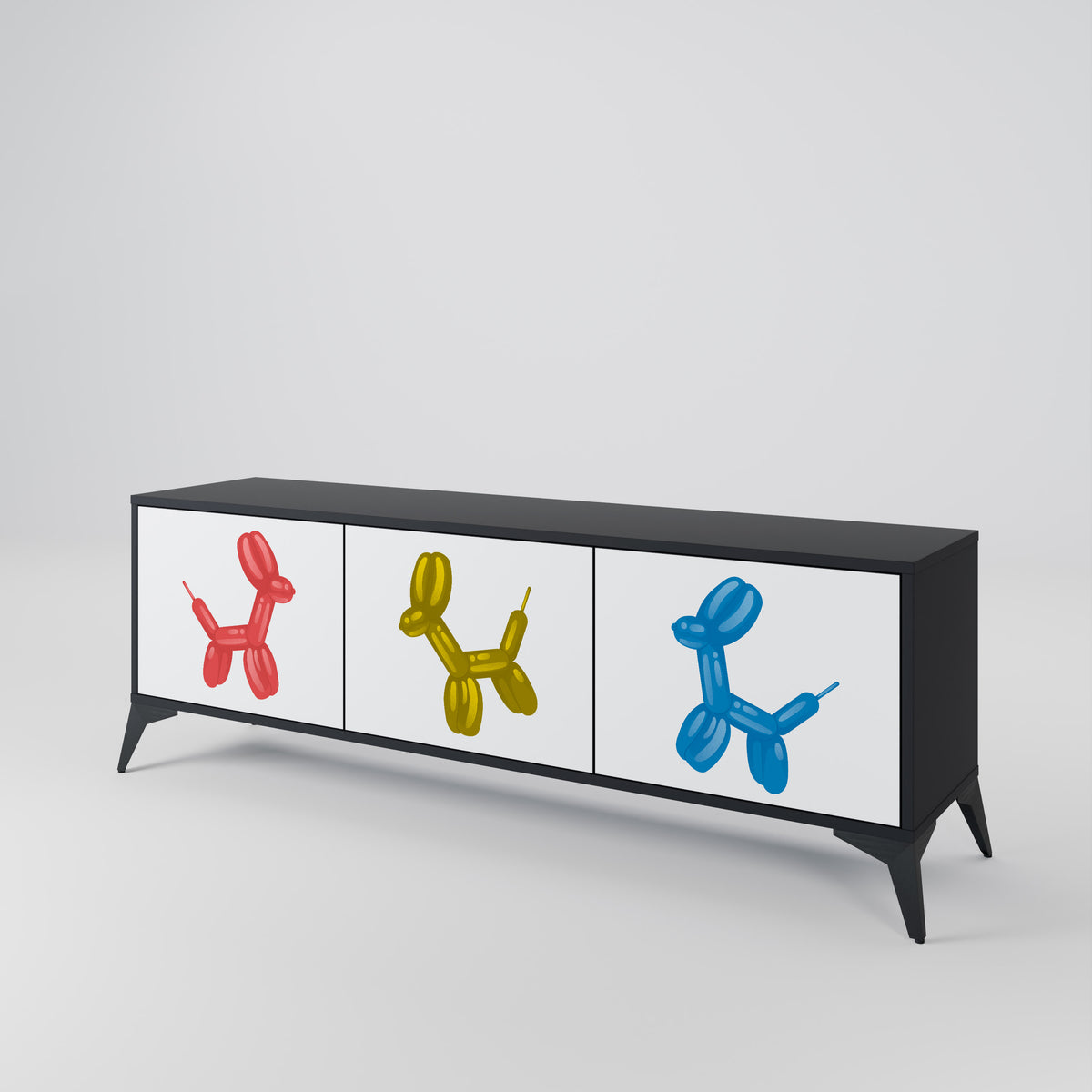 CHILDHOOD MEMORY Mueble de TV de 3 Puertas