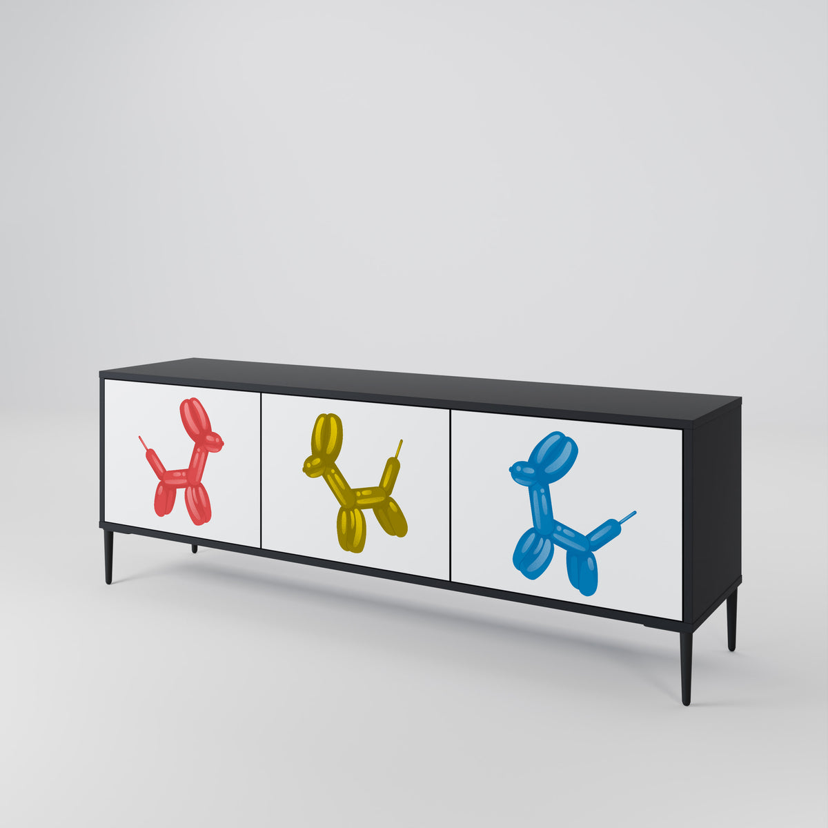 CHILDHOOD MEMORY Mueble de TV de 3 Puertas