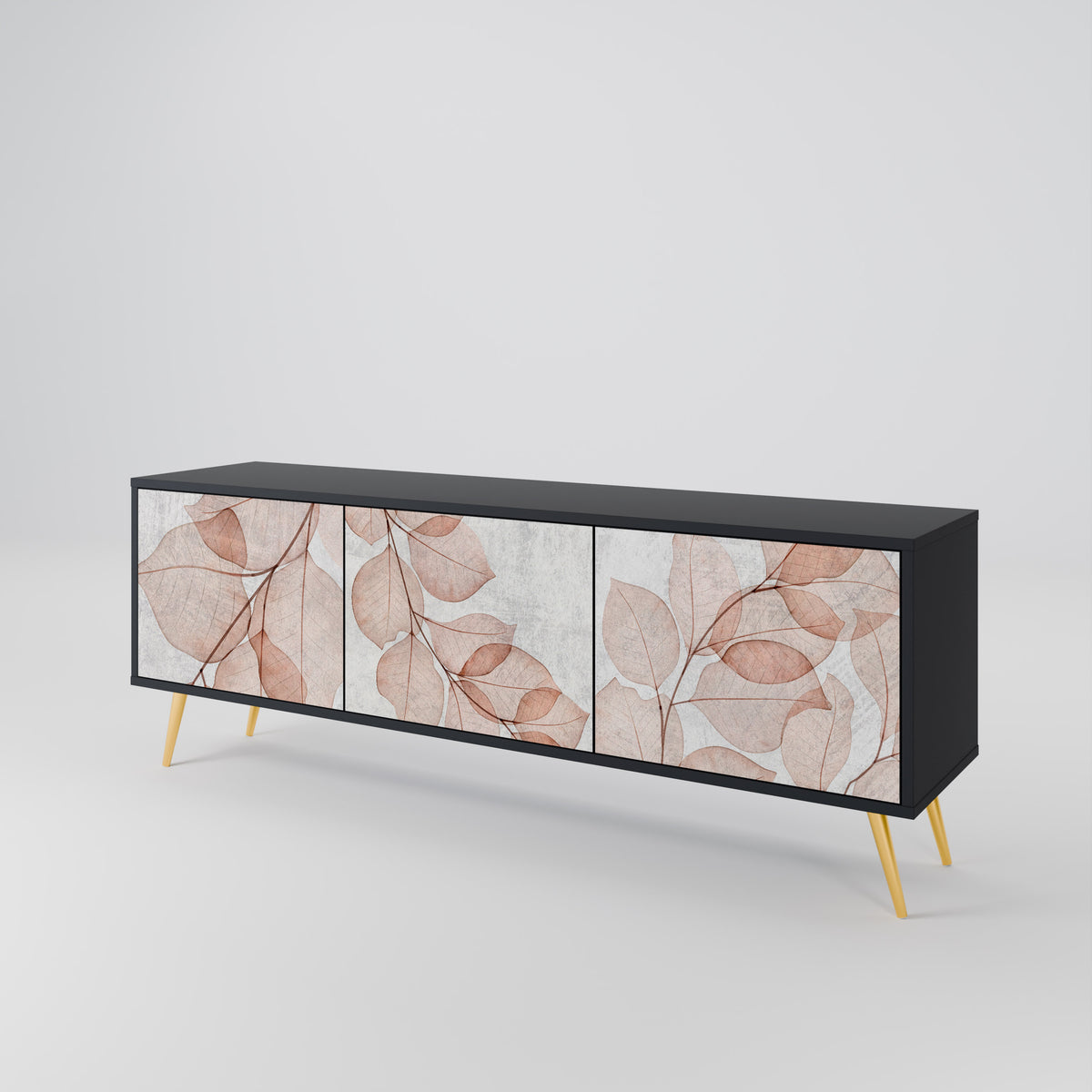 AUTUMN FRAGILITY Mueble de TV de 3 Puertas