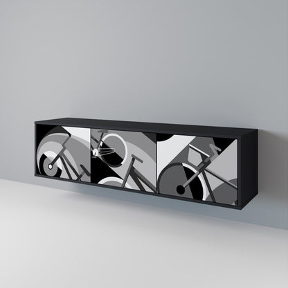 BIKE ENERGY Mueble de TV de 3 Puertas