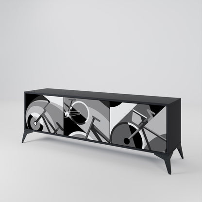 BIKE ENERGY Mueble de TV de 3 Puertas