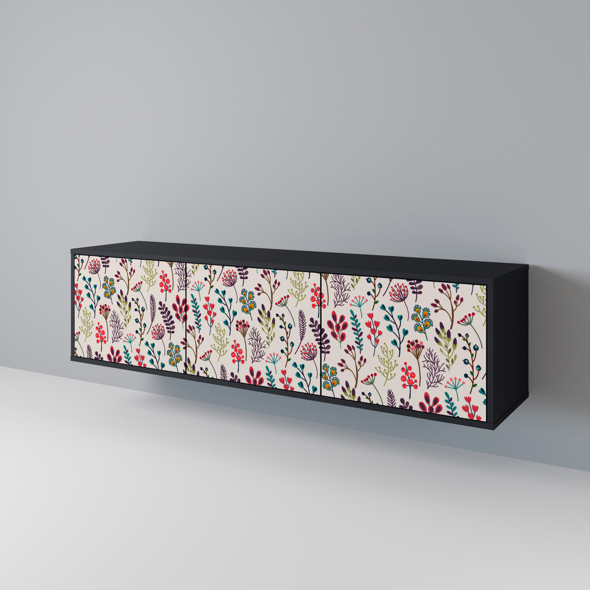 AUTUMN SUNDRIES Mueble de TV de 3 Puertas