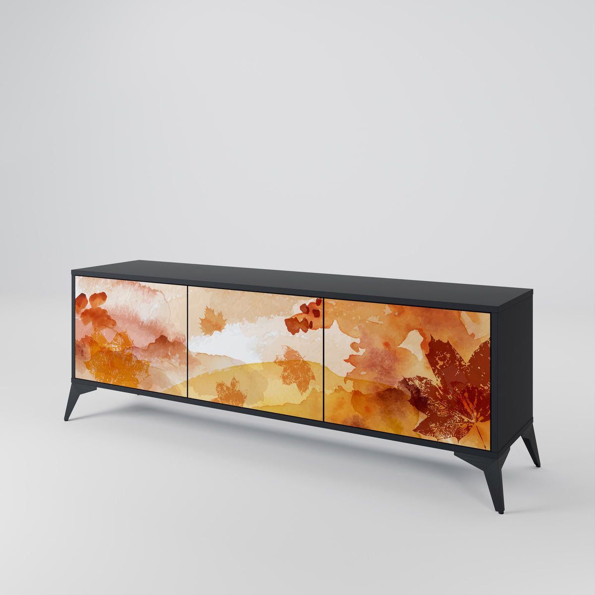 TRACES OF AUTUMN Mueble de TV de 3 Puertas