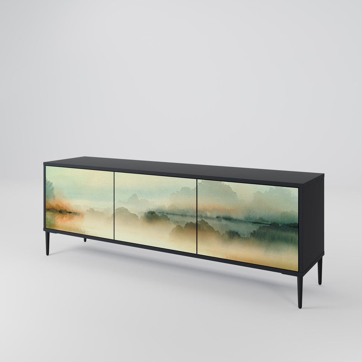 MORNING BY THE LAKE Mueble de TV de 3 Puertas