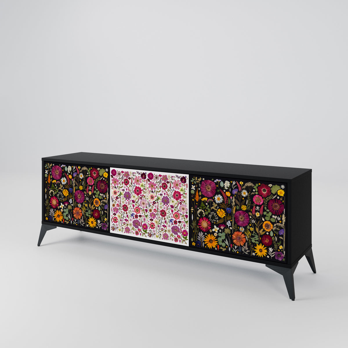 DAYNITE GARDEN Mueble de TV de 3 Puertas