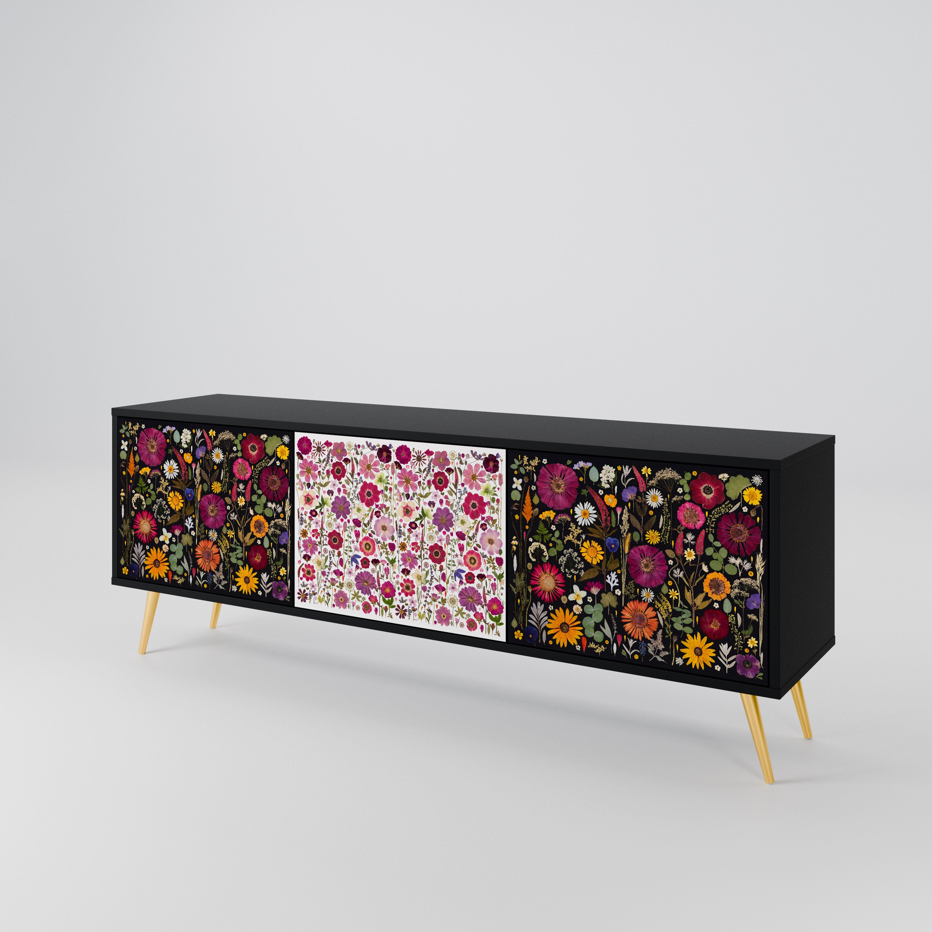 DAYNITE GARDEN Mueble de TV de 3 Puertas