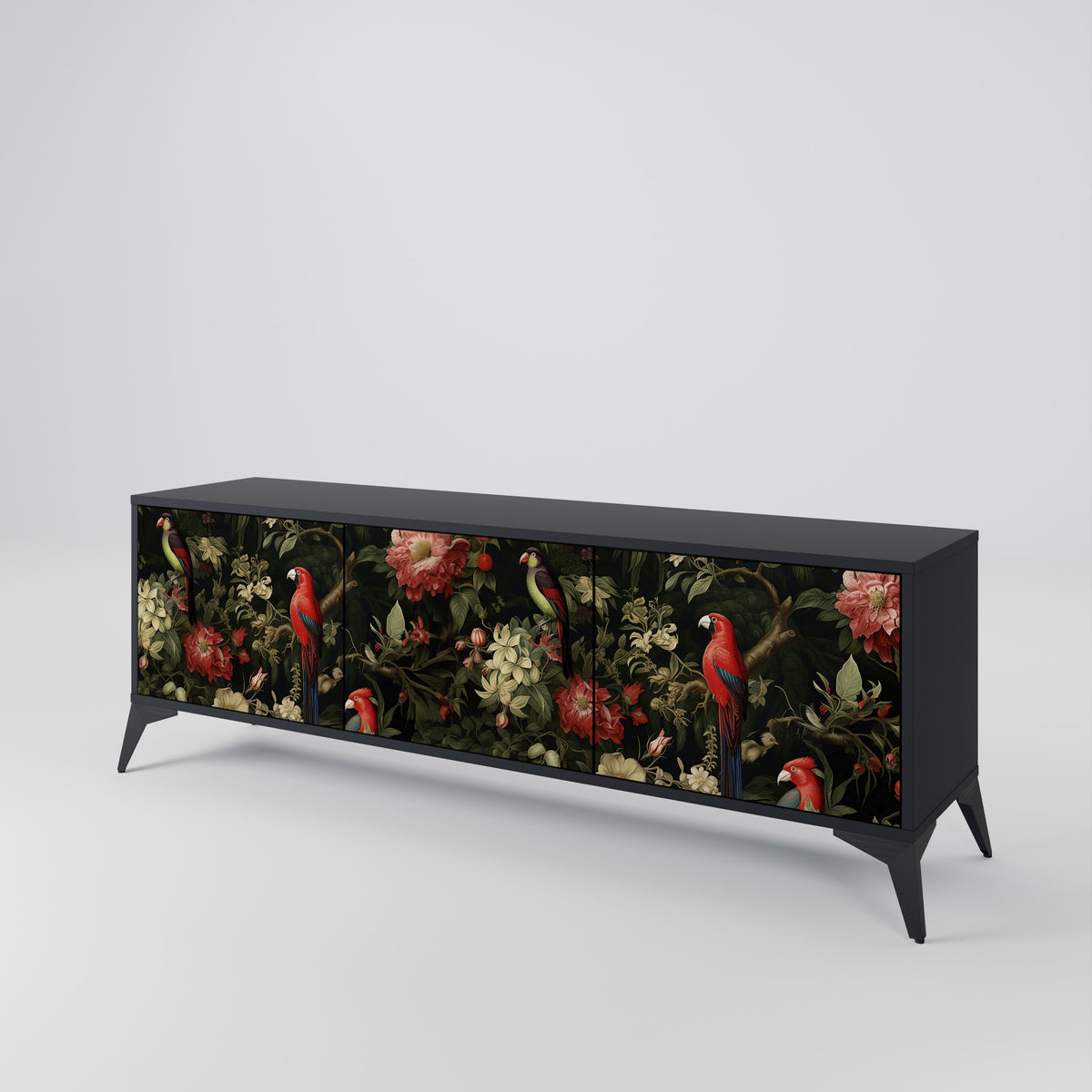 AVIAN GREENERY Mueble de TV de 3 Puertas