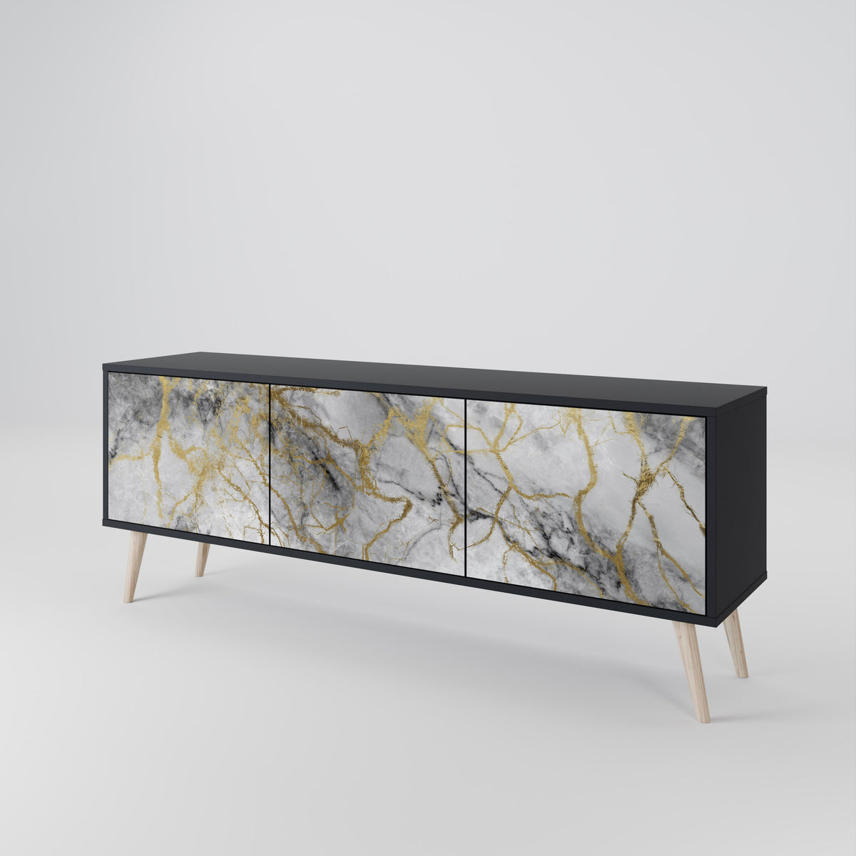 TIMELESS GLIDE Mueble de TV de 3 Puertas
