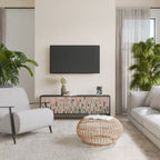 BUILDING THE FUTURE 3-Door TV Stand in Black Finish