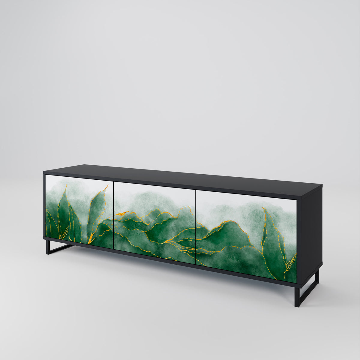 EXPENSIVE NATURE Mueble de TV de 3 Puertas