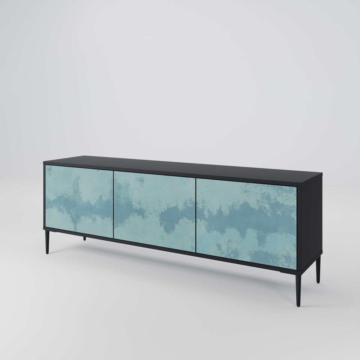 SKY WASH Mueble de TV de 3 Puertas