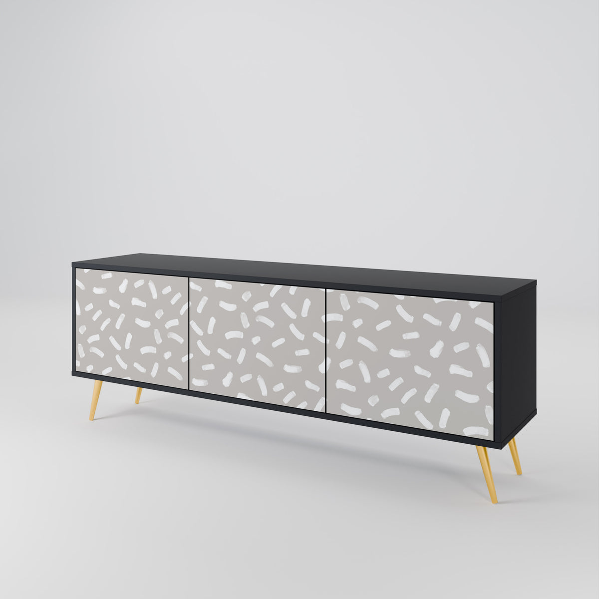 PASSING SECONDS Mueble de TV de 3 Puertas