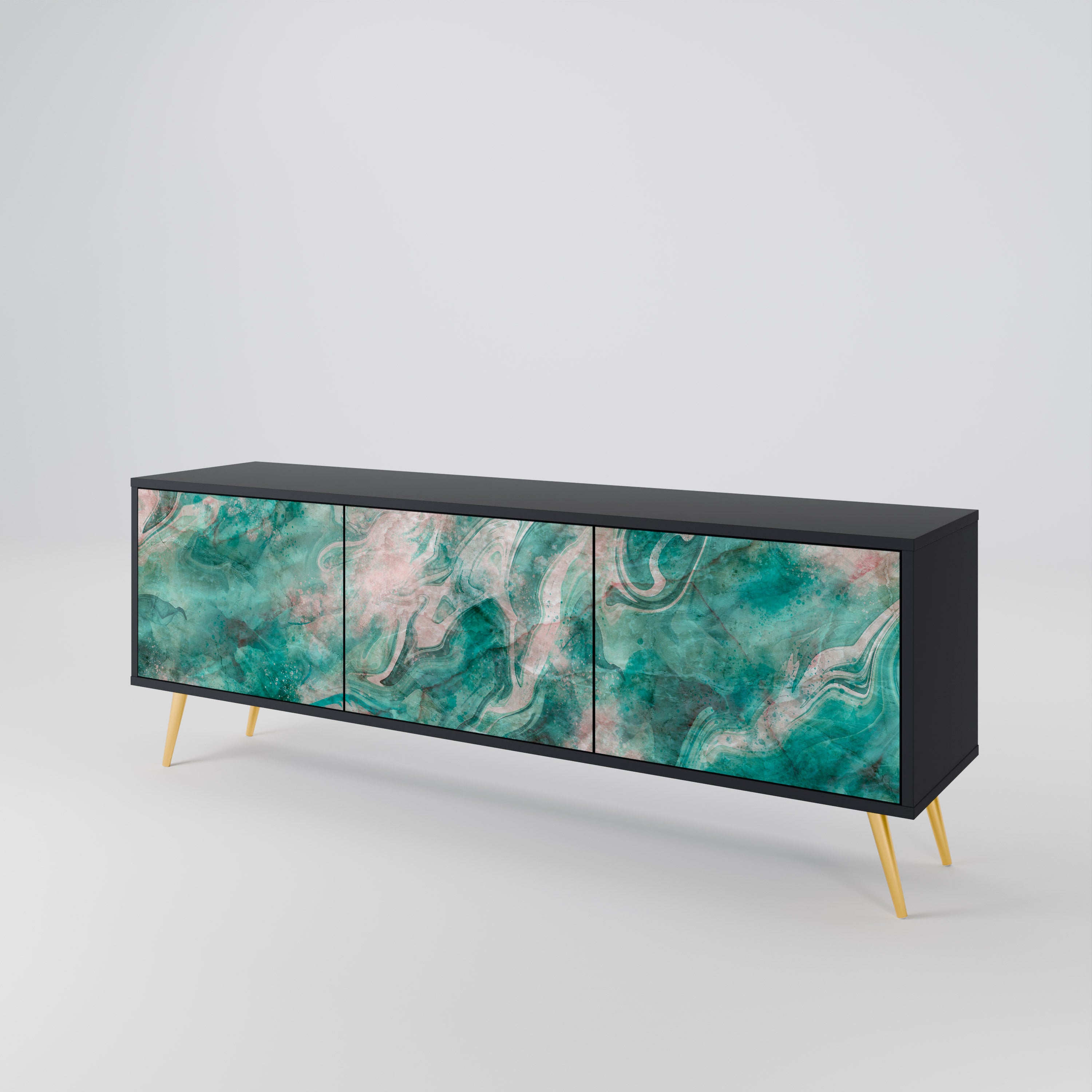 ABSTRACT ALCHEMY Mueble de TV de 3 Puertas