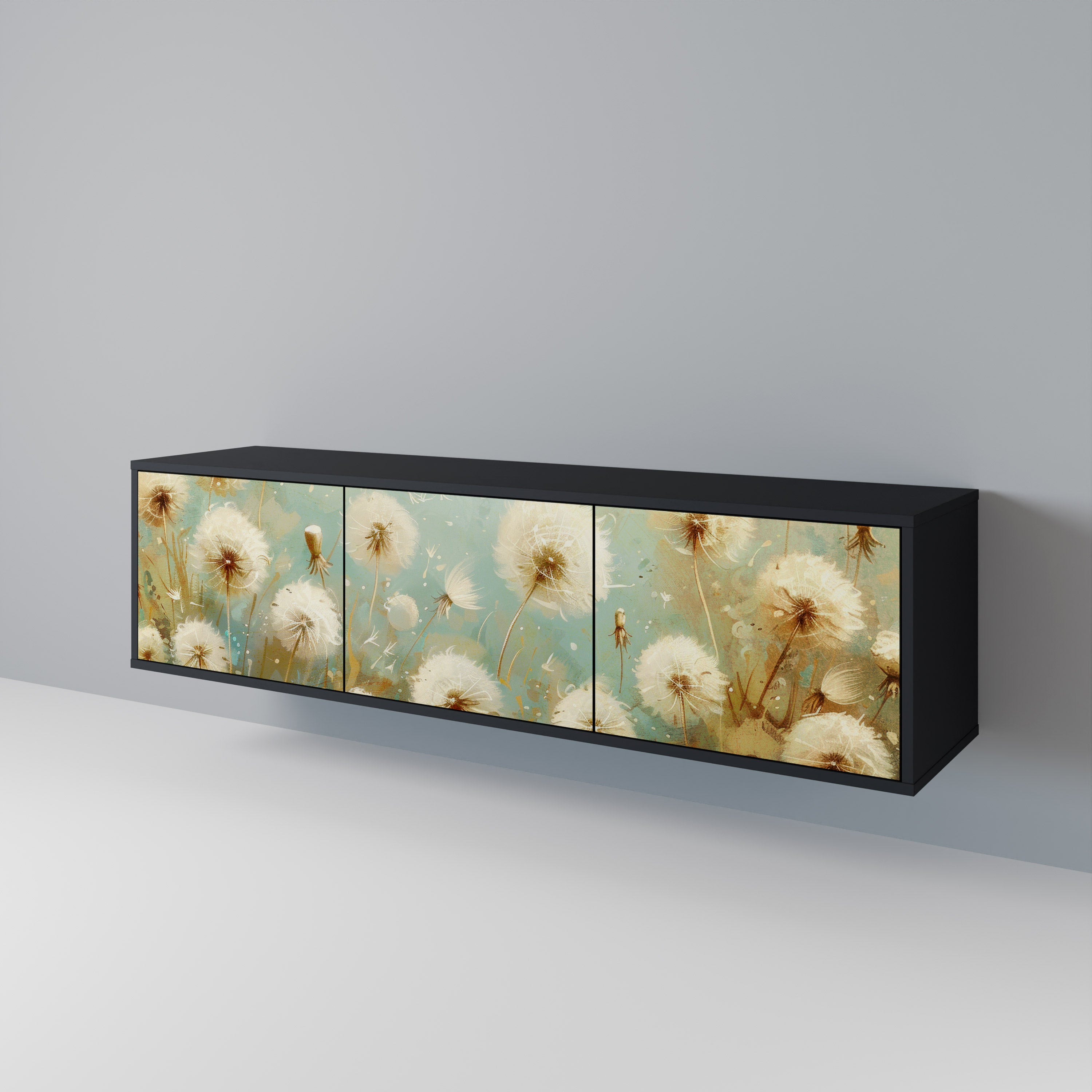 DREAMY MEADOW Mueble de TV de 3 Puertas