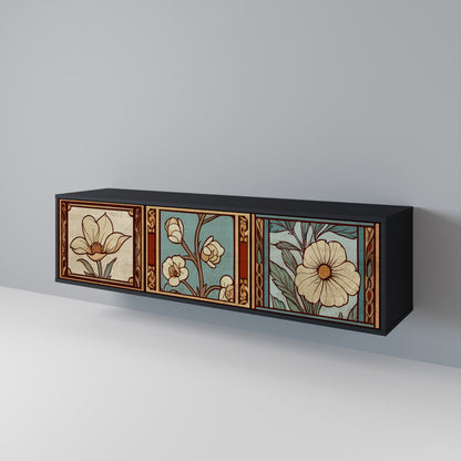 TIMELESS FLORA Mueble de TV de 3 Puertas
