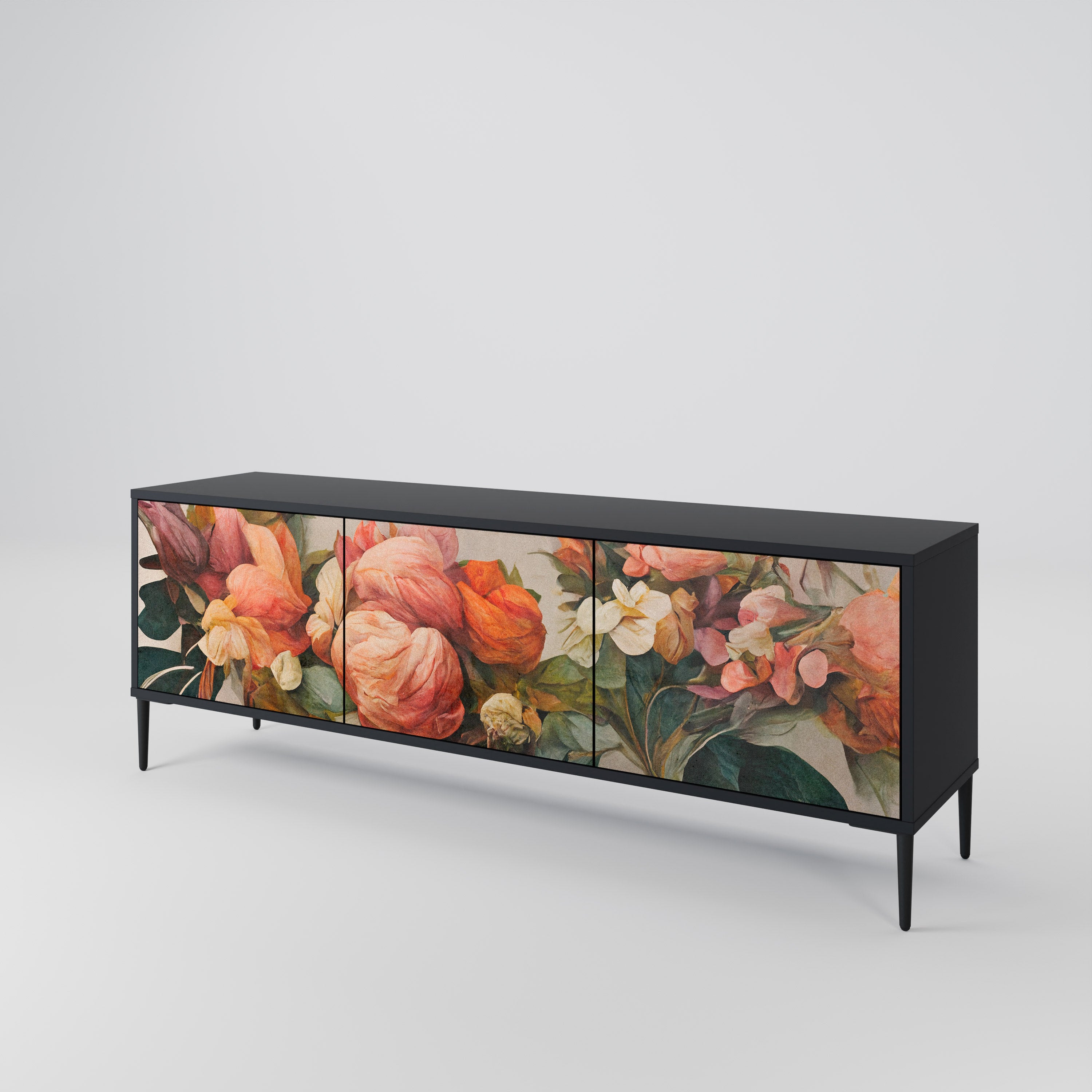 STYLISH BEAUTY Mueble de TV de 3 Puertas