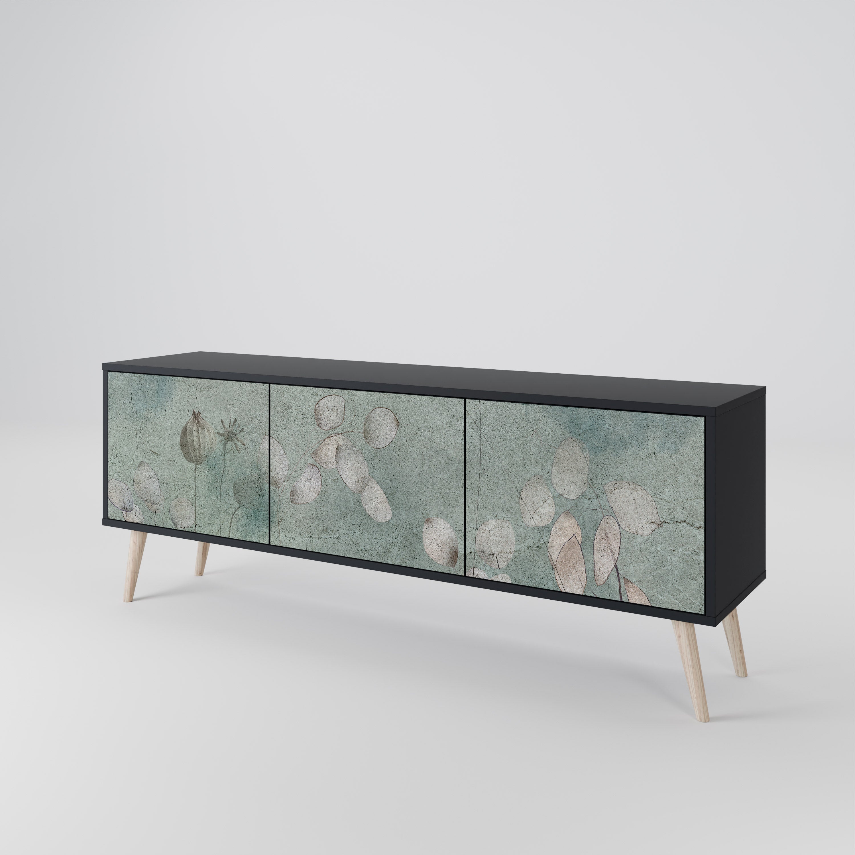 NIGHT LADY Mueble de TV de 3 Puertas