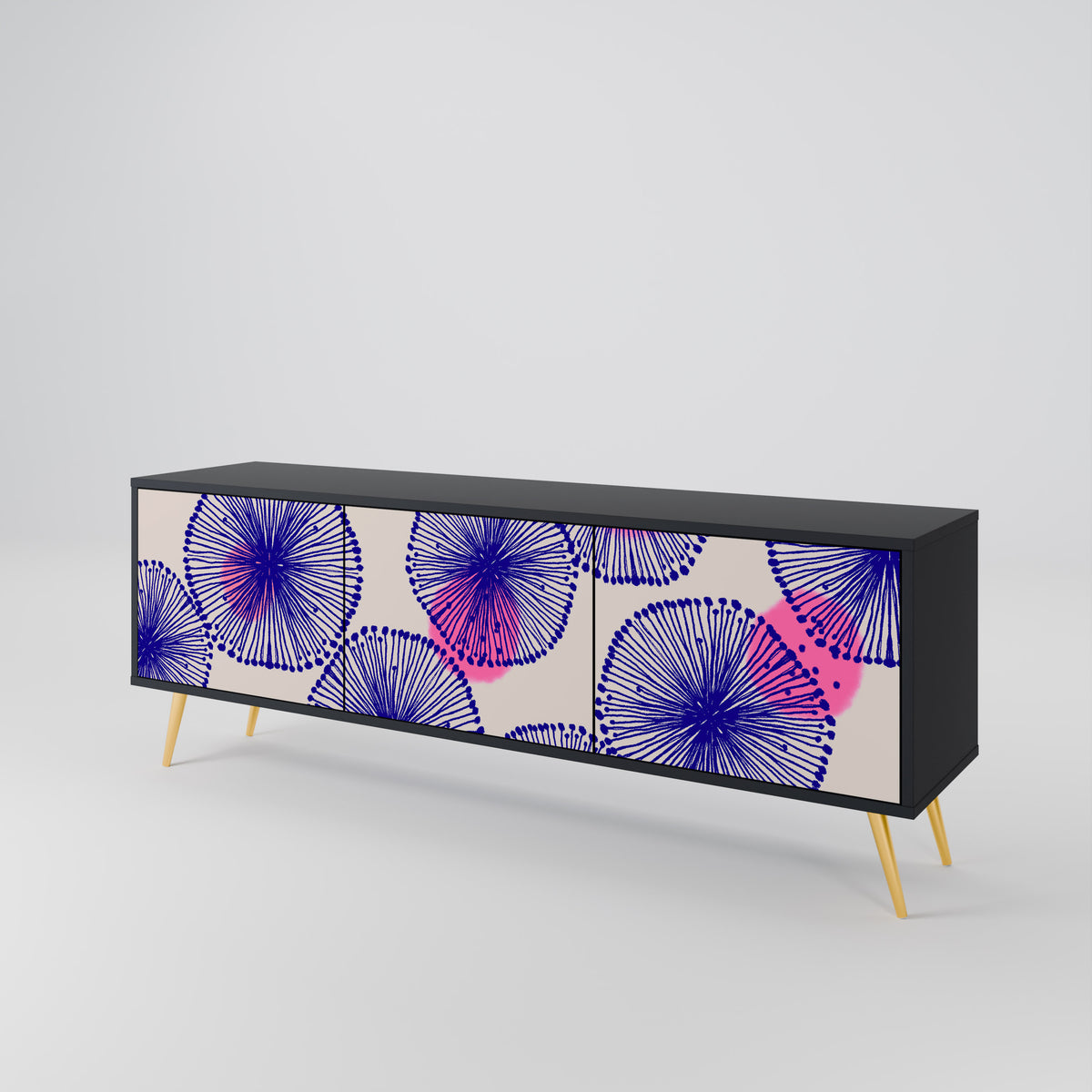 MAGIC NATURE 3-Door TV Cabinet