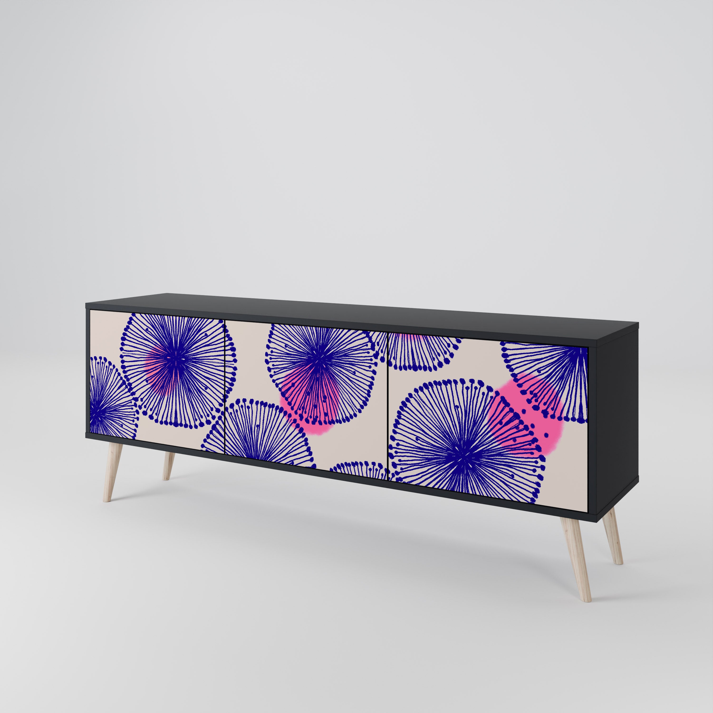 MAGIC NATURE Mueble de TV de 3 Puertas