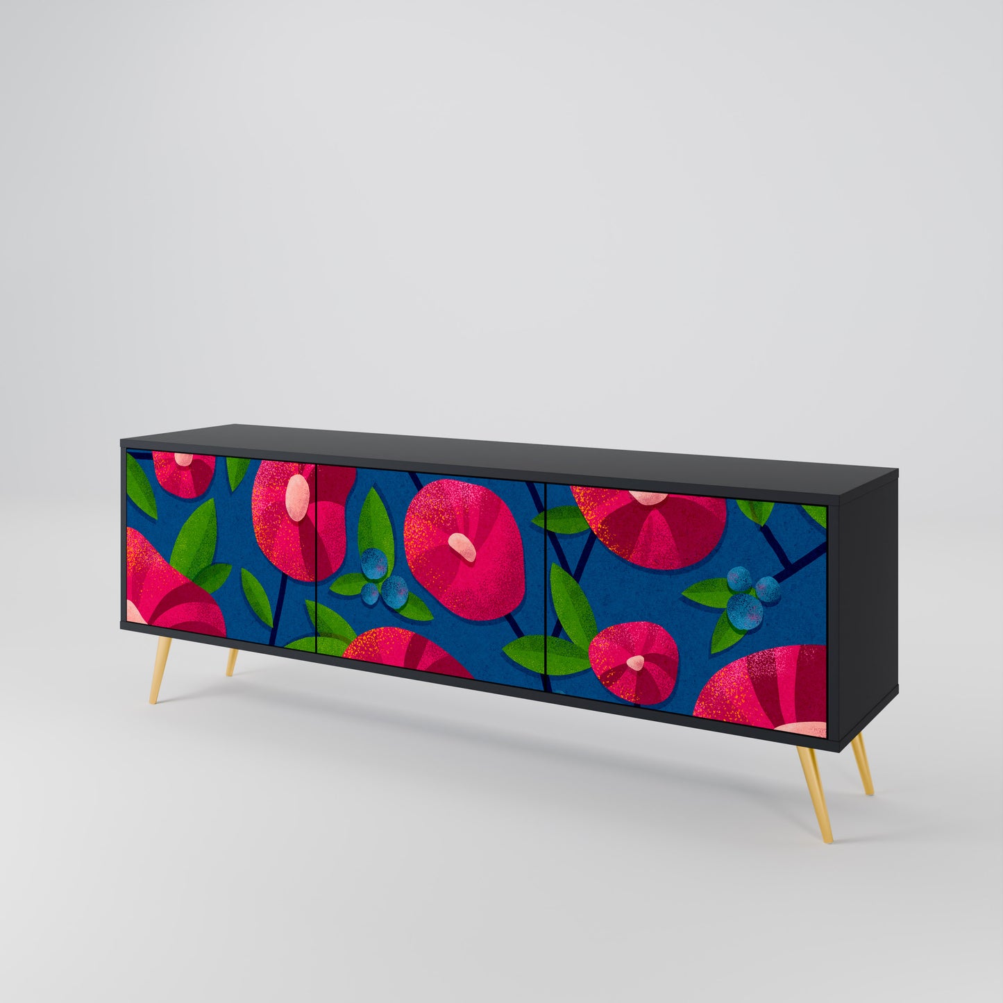 SPRING THOUGHTS Mueble de TV de 3 Puertas