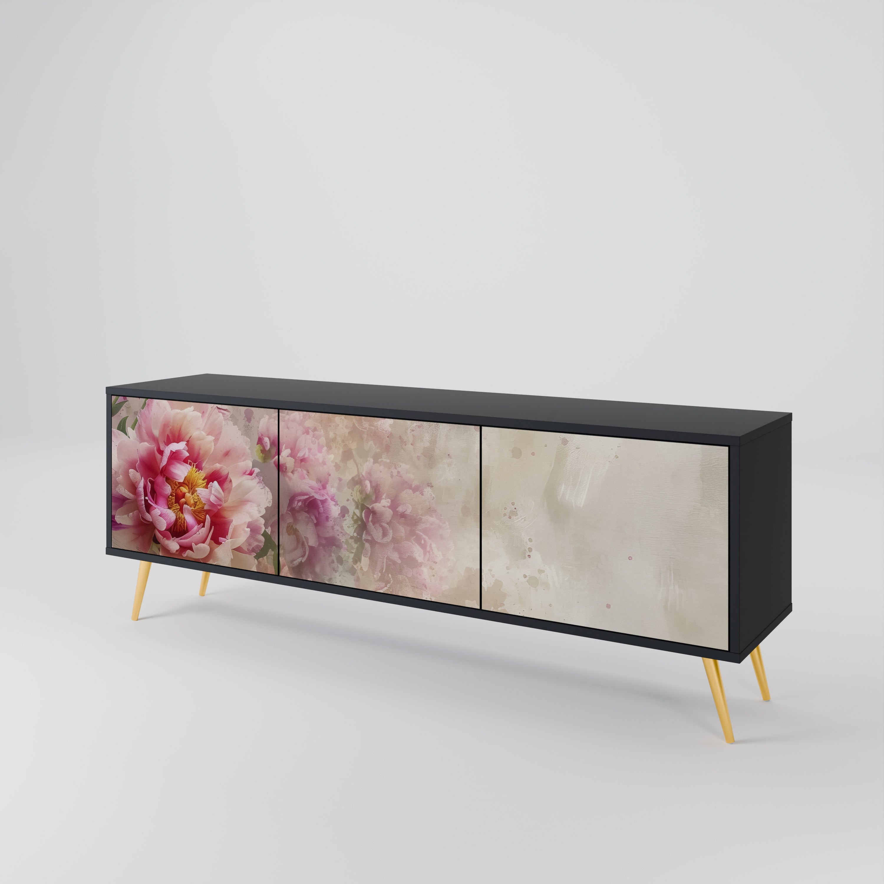 PEONY WHISPER Mueble de TV de 3 Puertas