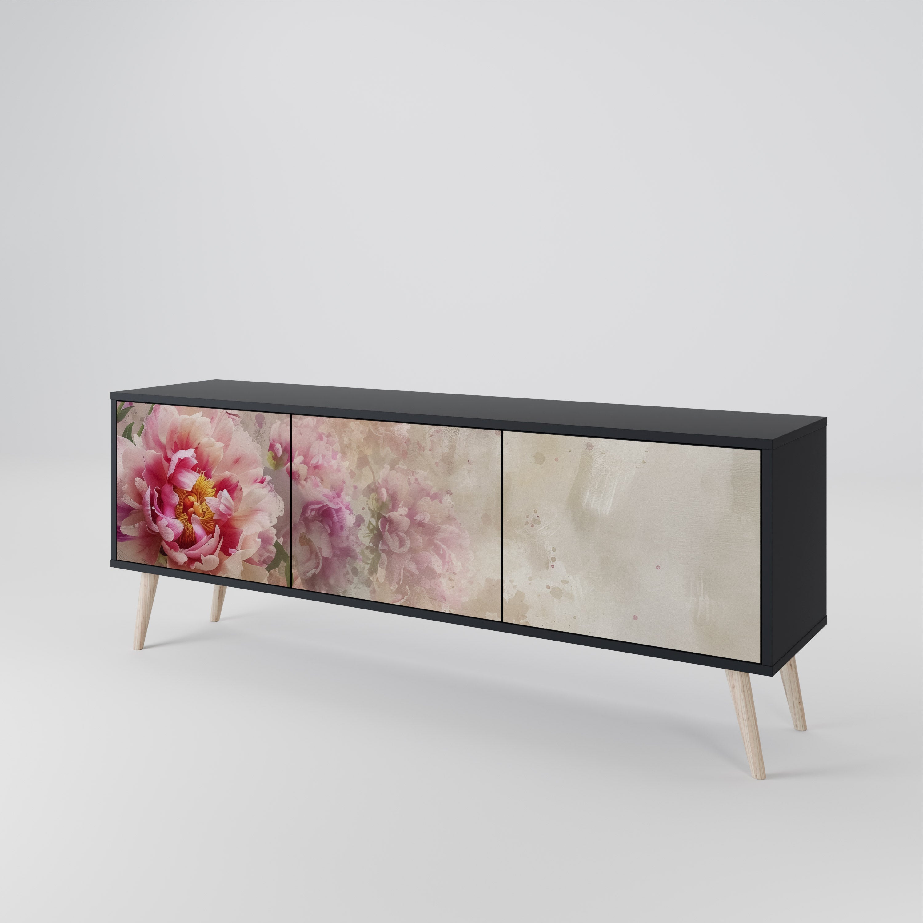 PEONY WHISPER Mueble de TV de 3 Puertas