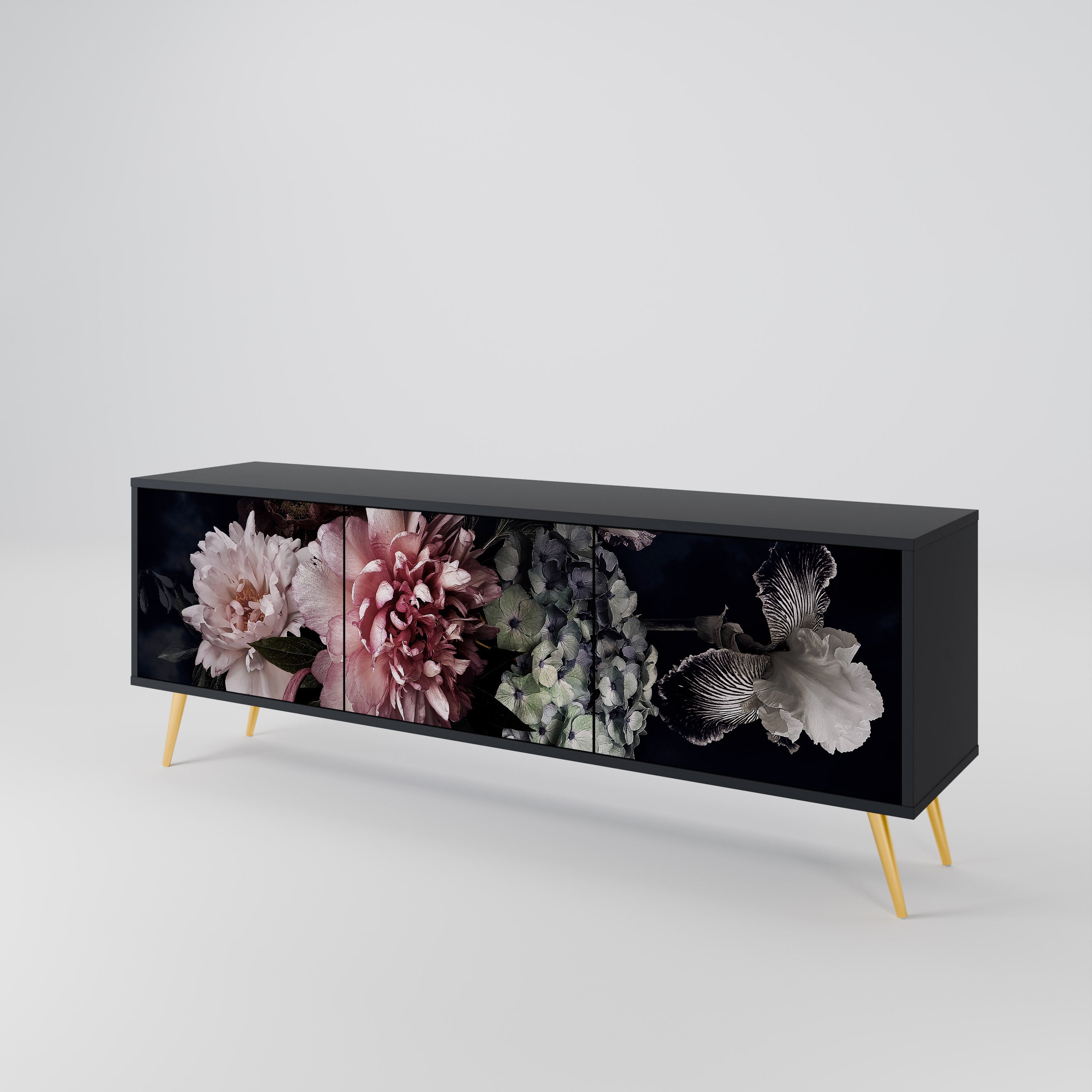 PURE BLOSSOM Mueble de TV de 3 Puertas