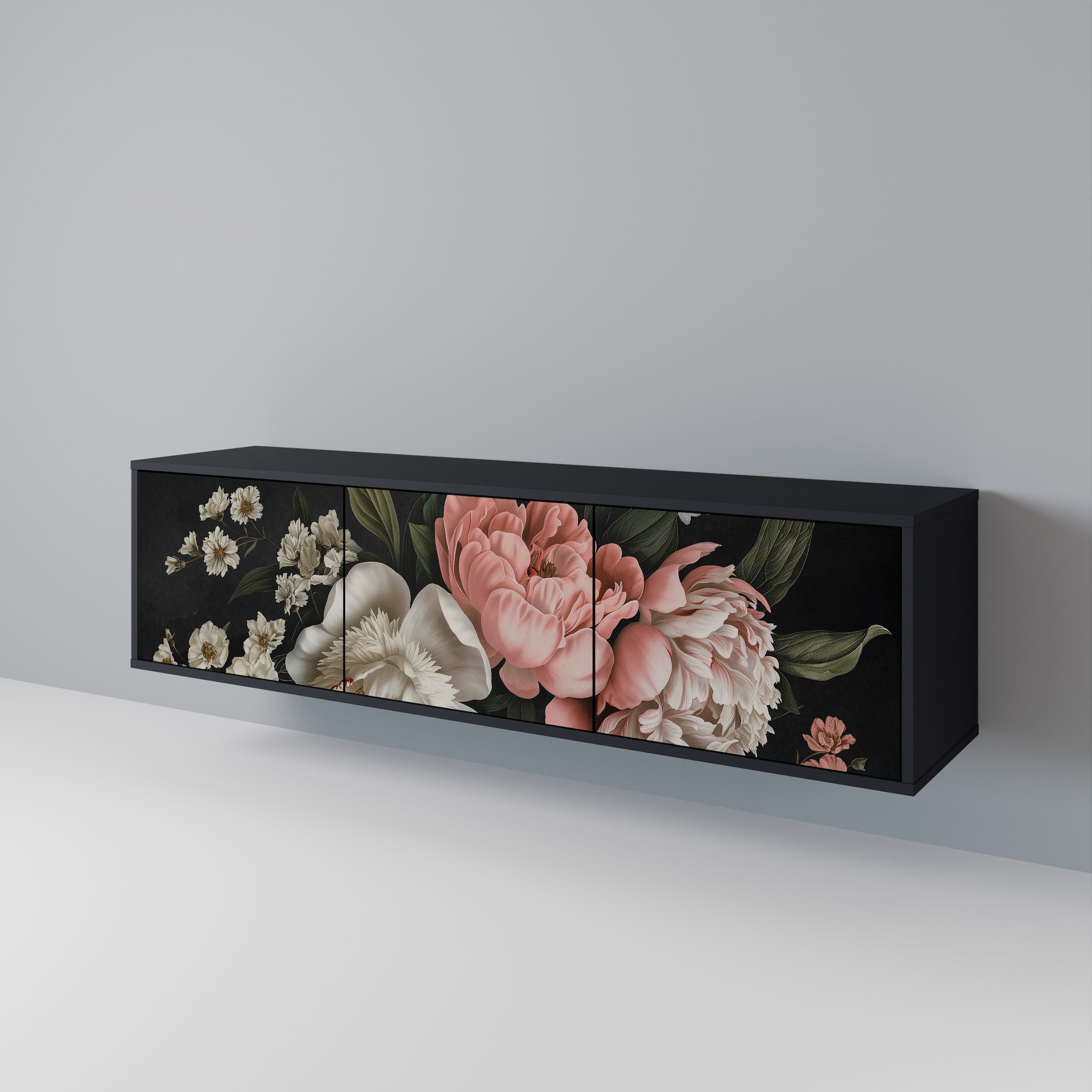 LUSH ELEGANCE Mueble de TV de 3 Puertas