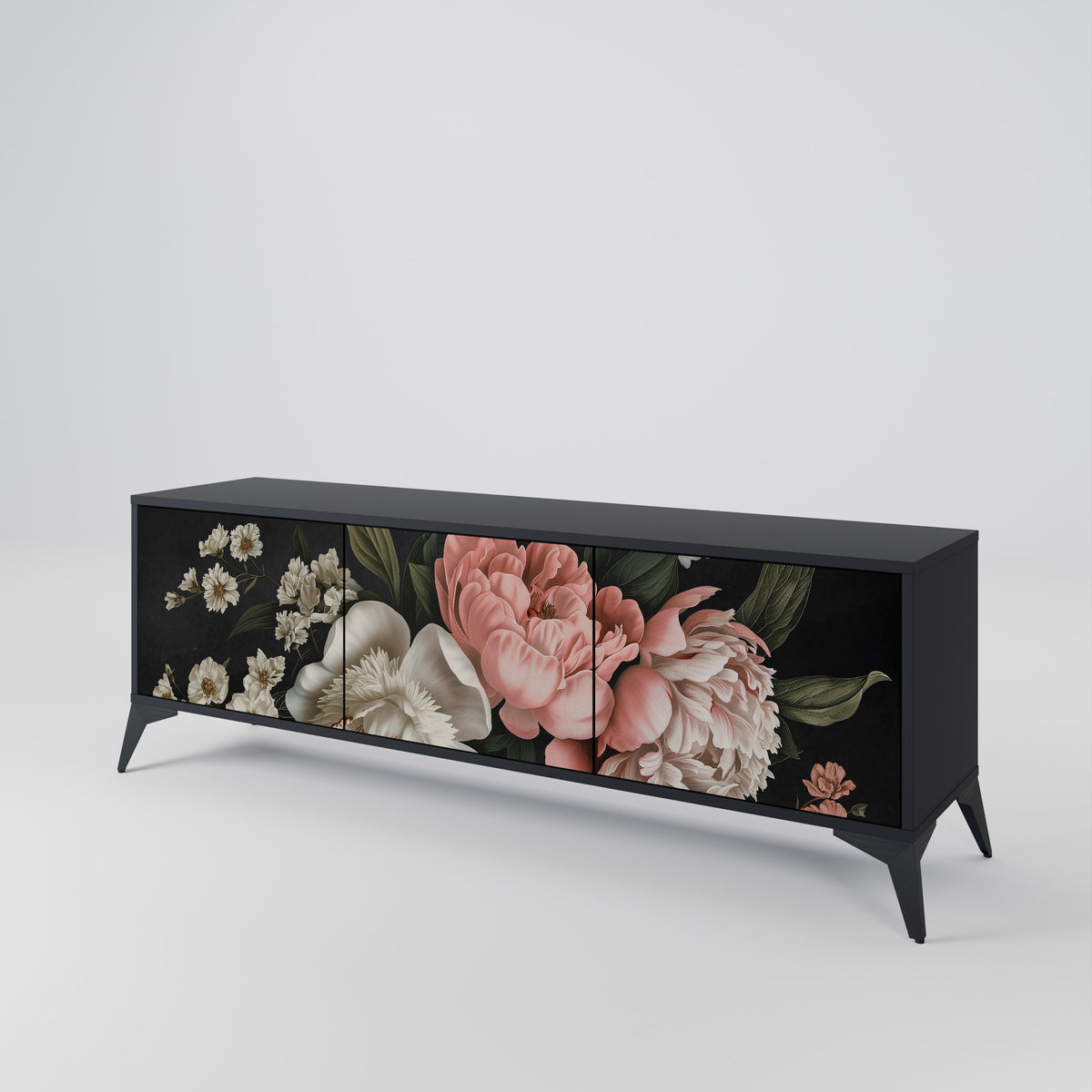 LUSH ELEGANCE Mueble de TV de 3 Puertas