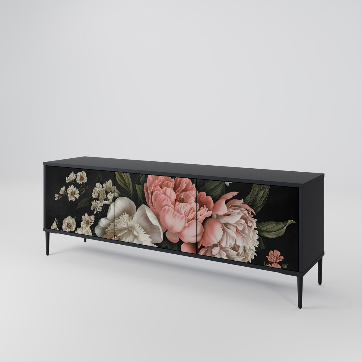 LUSH ELEGANCE Mueble de TV de 3 Puertas