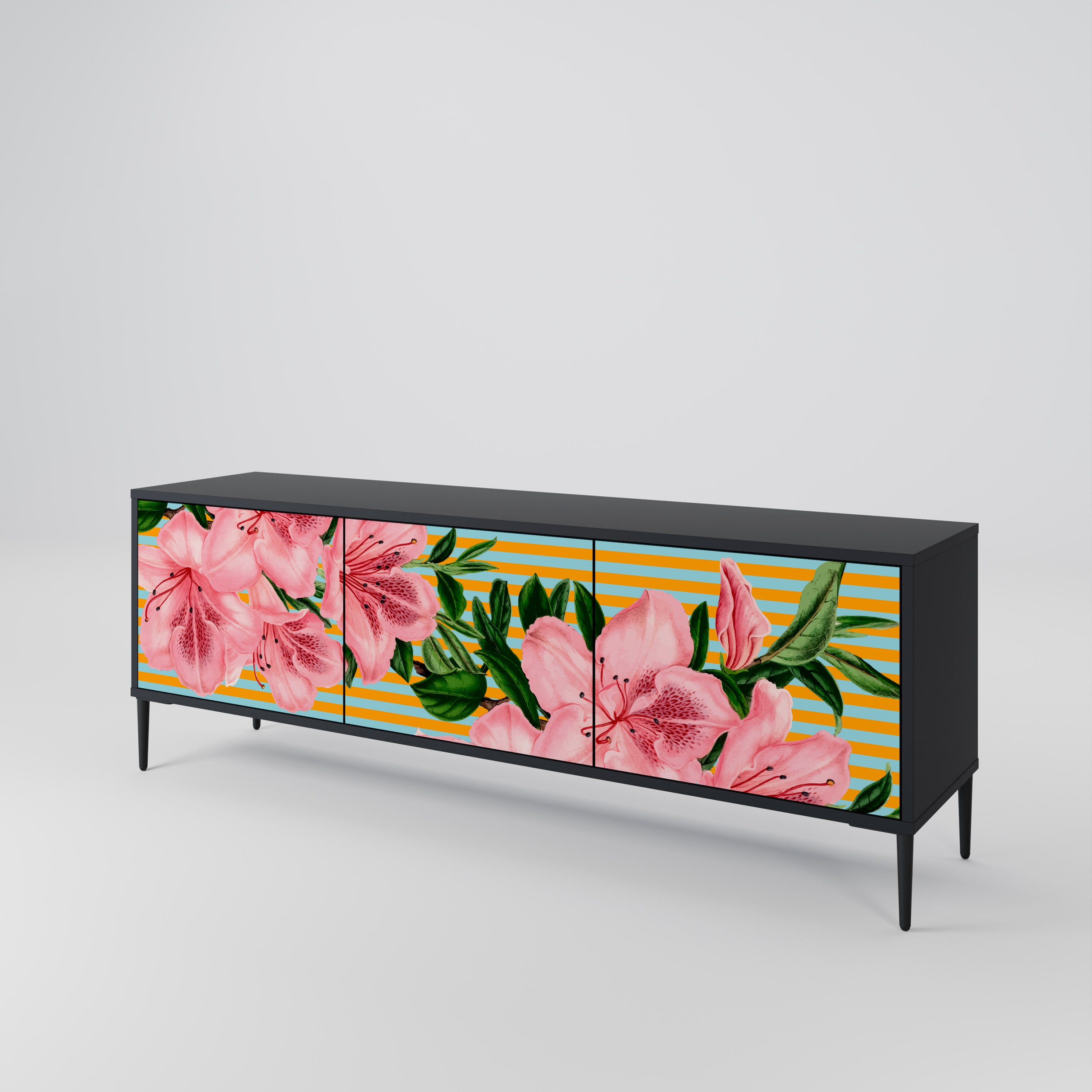 FRAGILE BEAUTY Mueble de TV de 3 Puertas