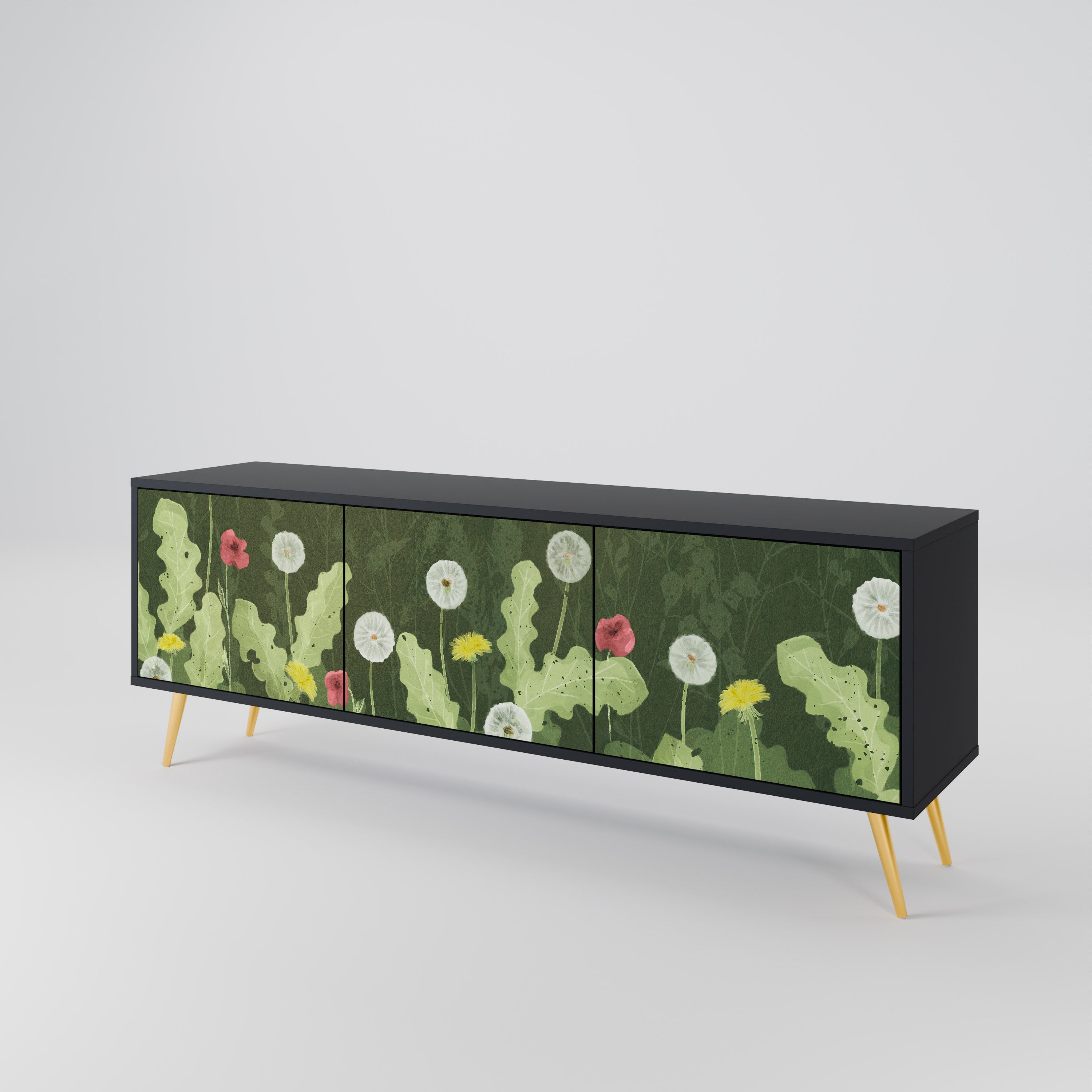 DANDELION AMUSE Mueble de TV de 3 Puertas