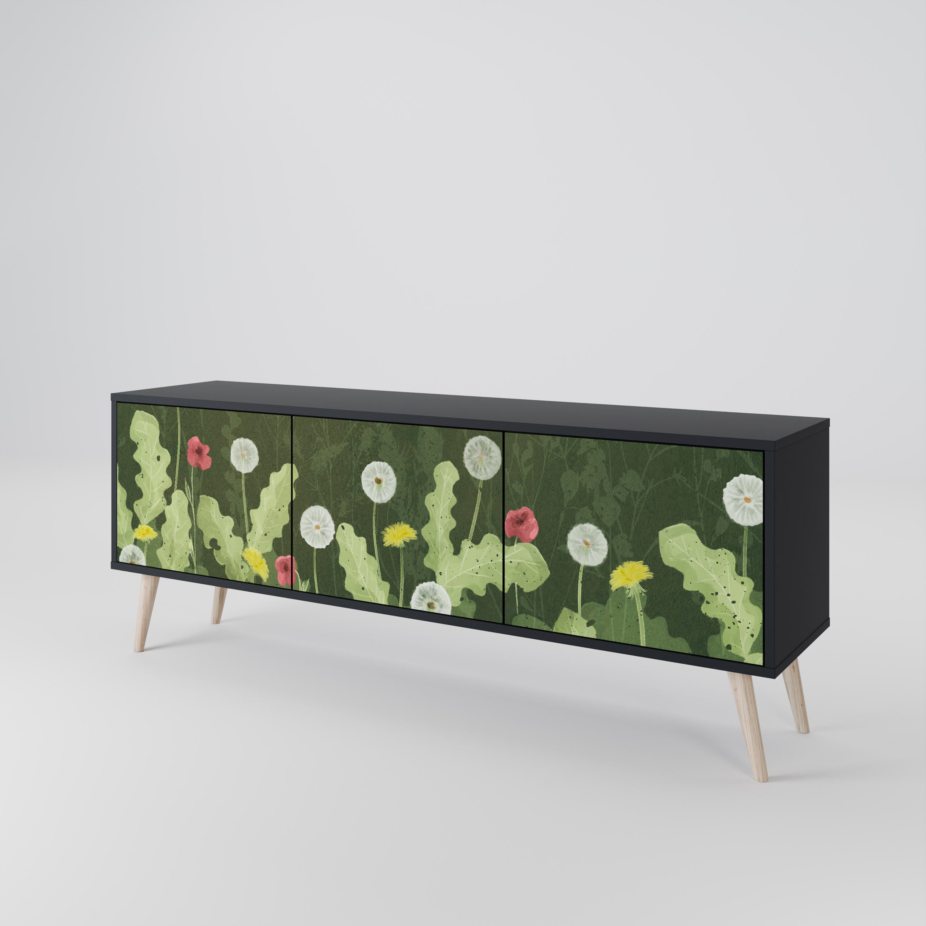 DANDELION AMUSE Mueble de TV de 3 Puertas