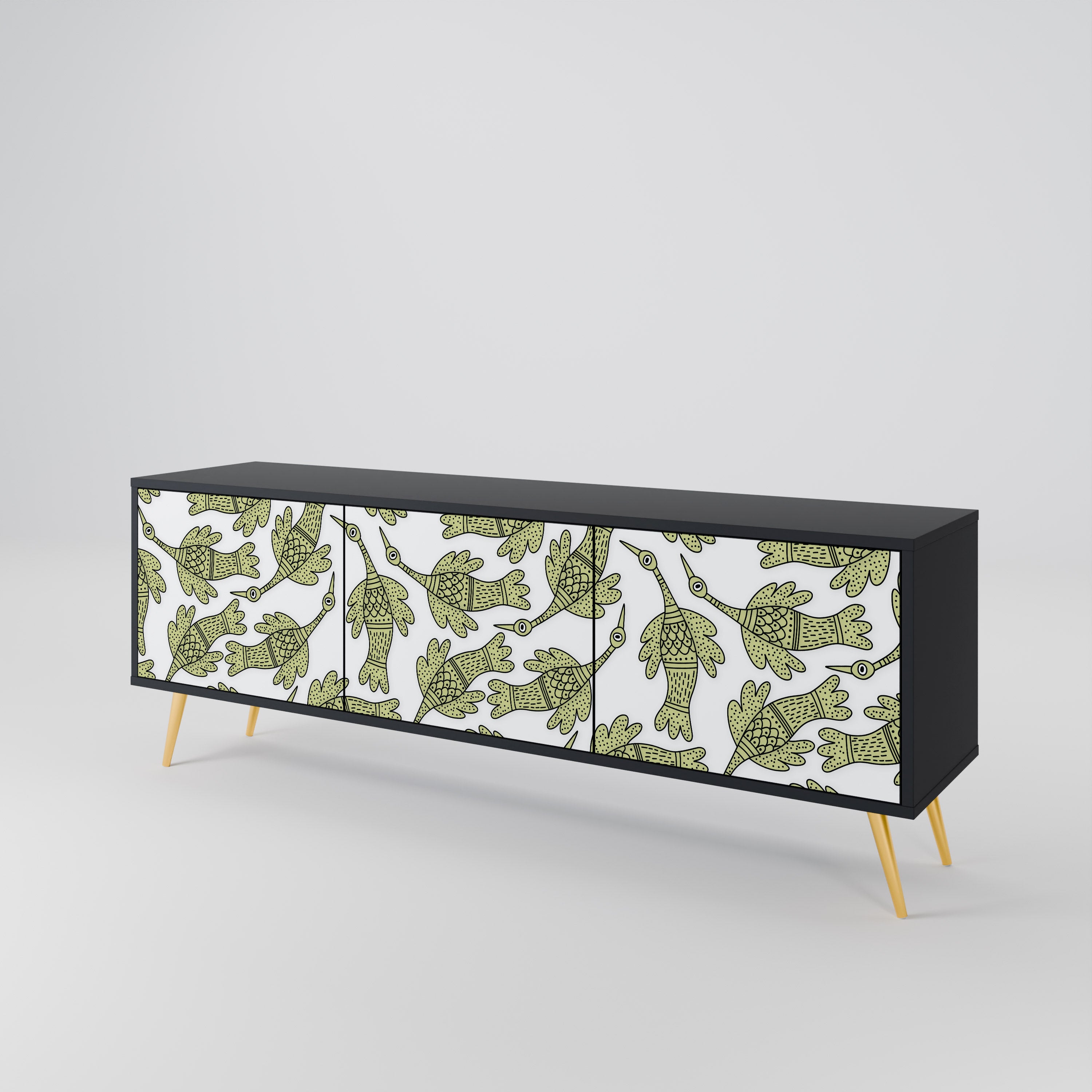 SEEDLING SONGBIRD Mueble de TV de 3 Puertas