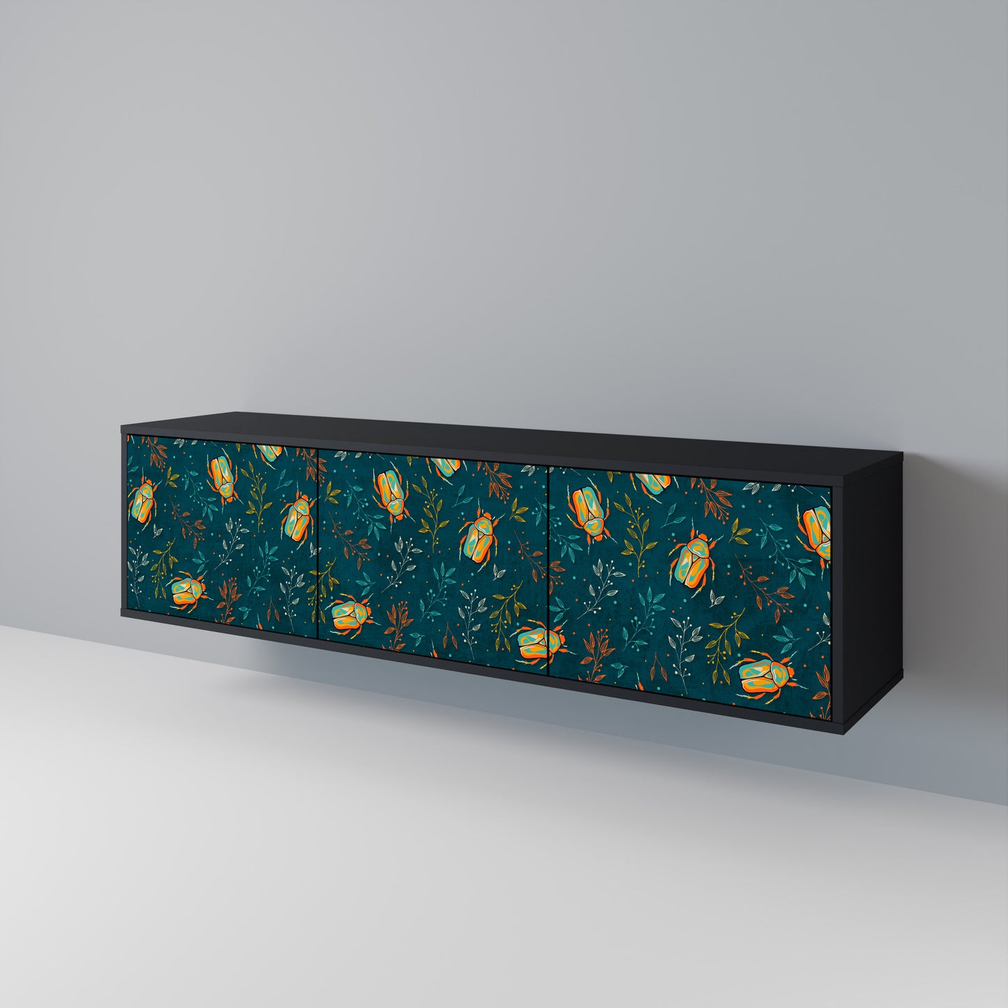 AUTUMN INSECTS Mueble de TV de 3 Puertas