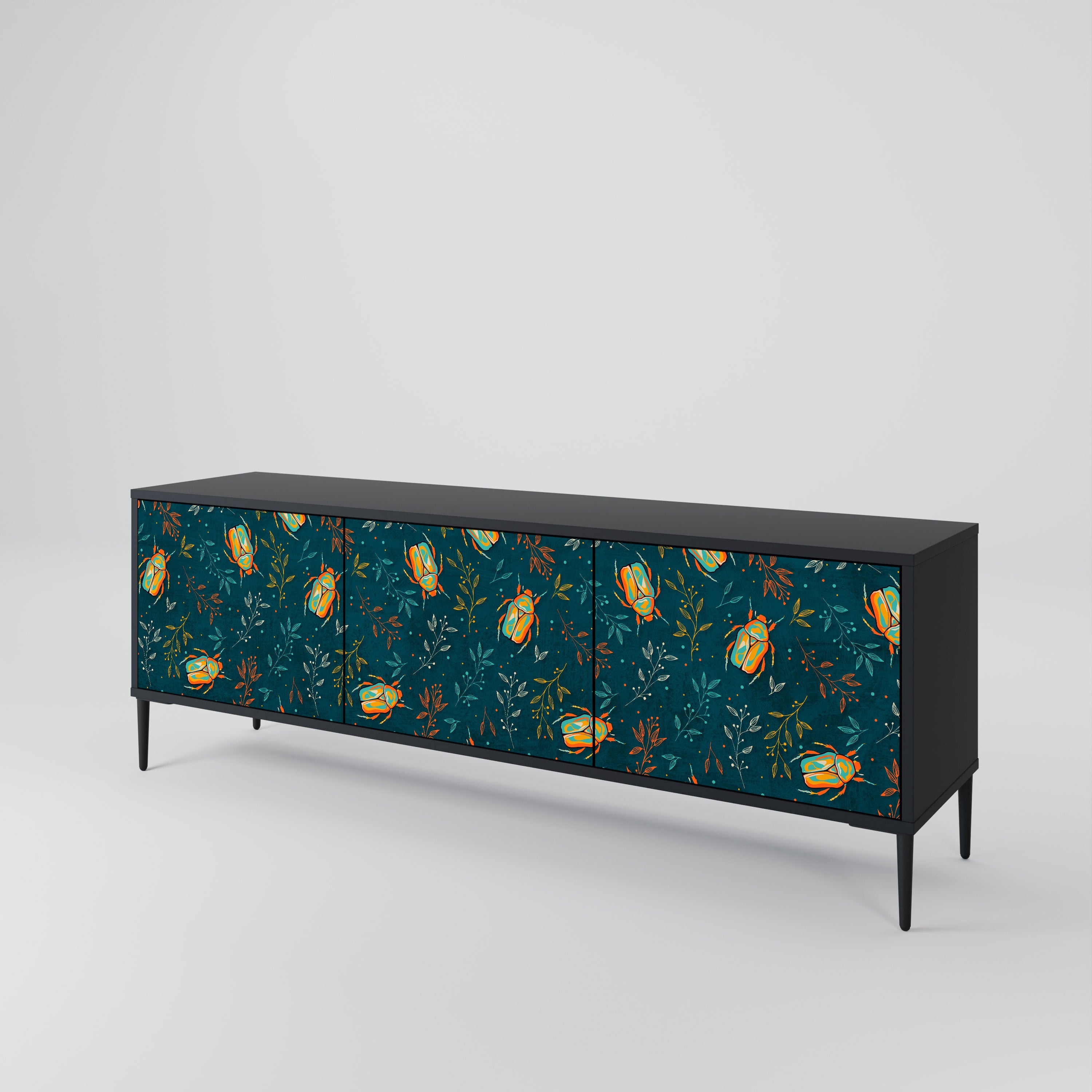AUTUMN INSECTS Mueble de TV de 3 Puertas