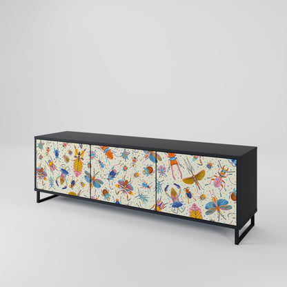 COLORFUL INSECTS Mueble de TV de 3 Puertas