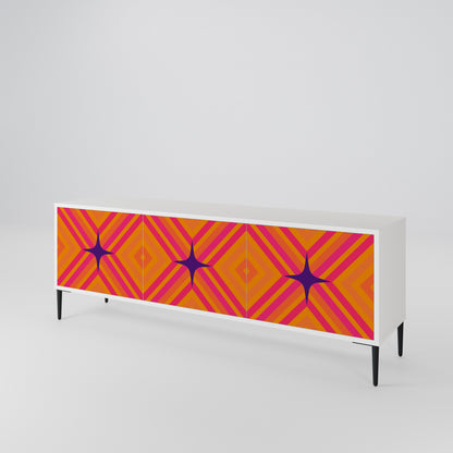 GEOMETRIC BRILLIANCE Mueble de TV de 3 Puertas