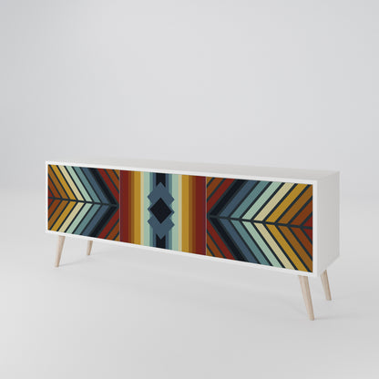 INDIGENOUS ZIGZAG Mueble de TV de 3 Puertas
