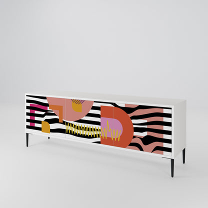 CHROMATIC ABSTRACT Mueble de TV de 3 Puertas