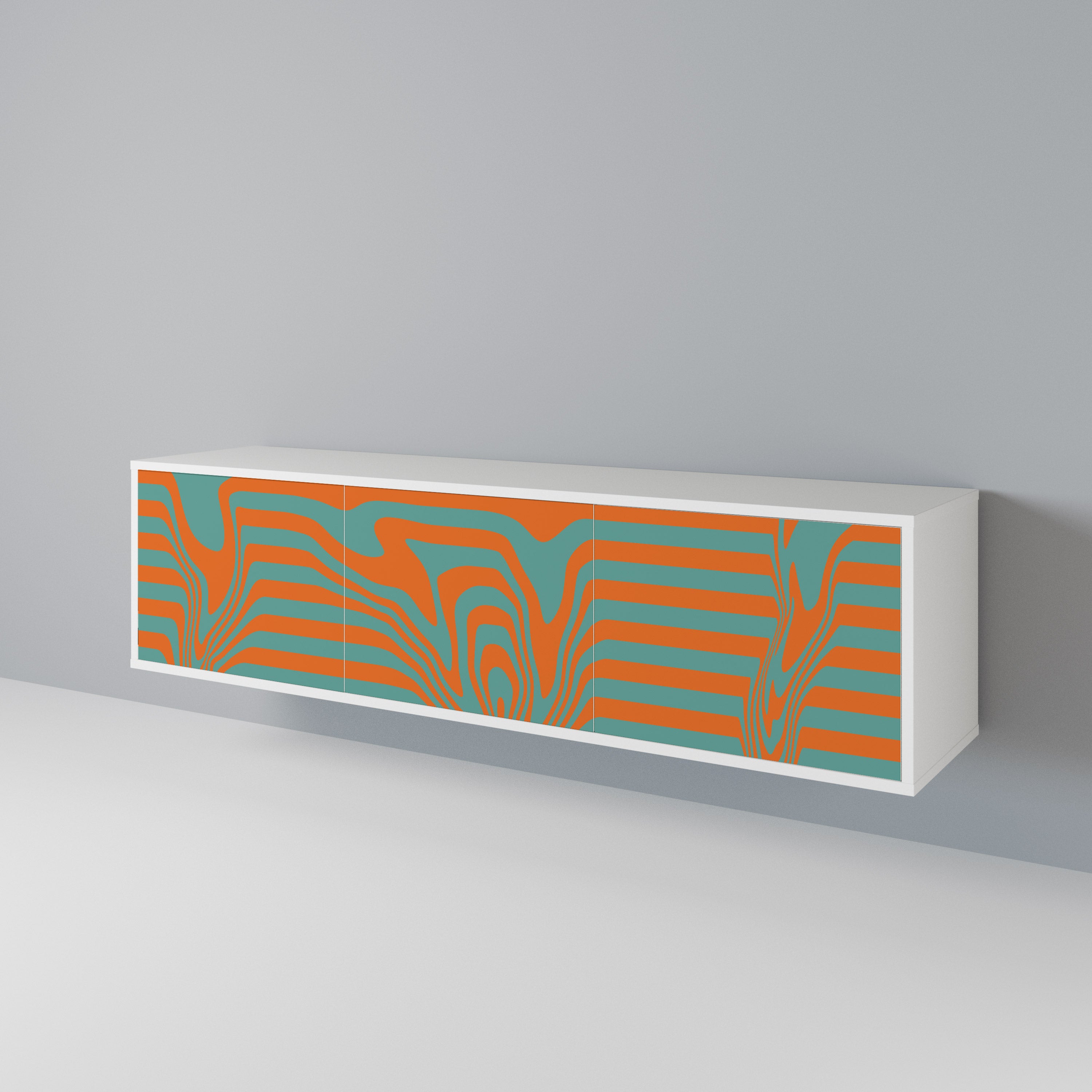 LINE COLLAPSE Mueble de TV de 3 Puertas