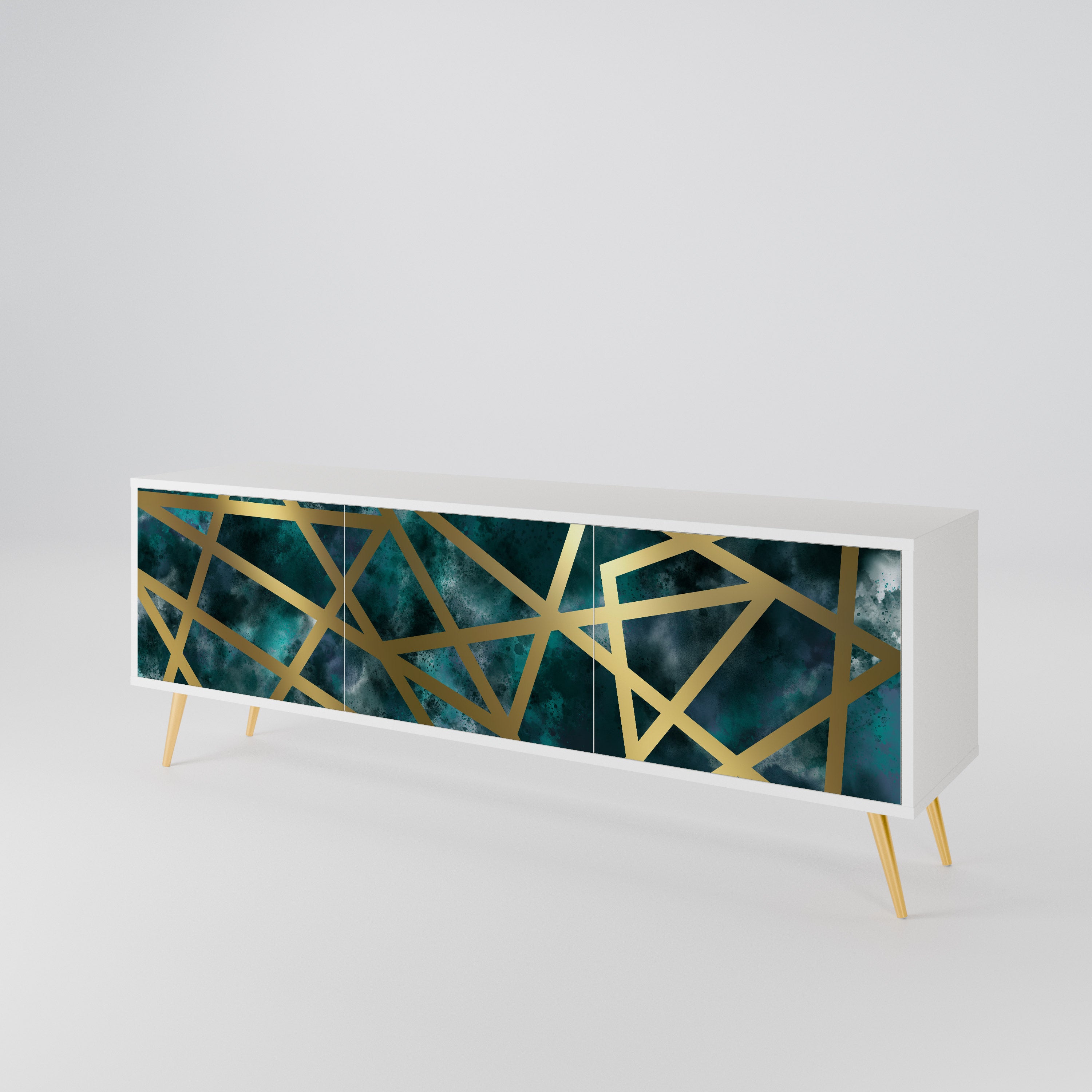 THE LABYRINTH OF GOLD Mueble de TV de 3 Puertas