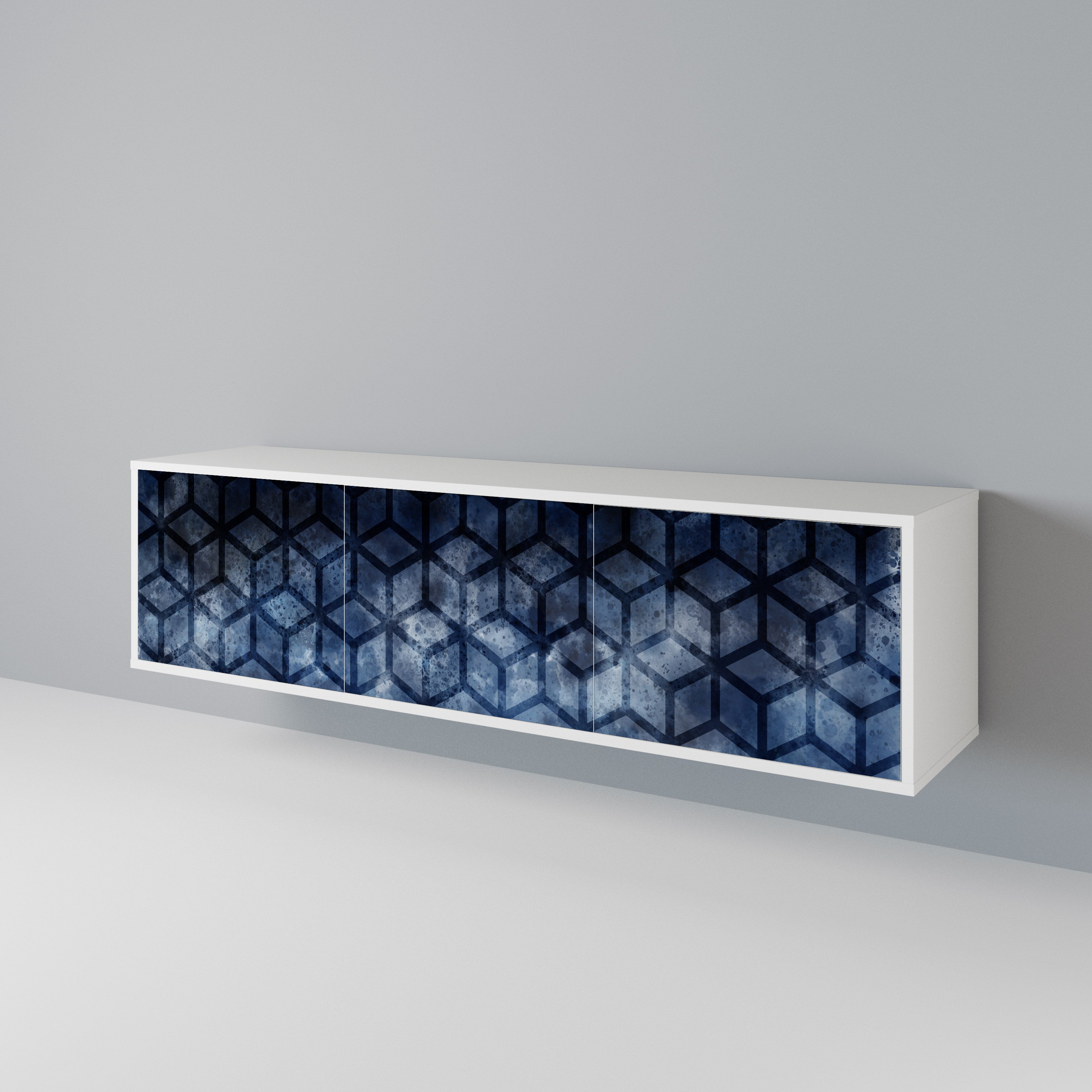 CUBIC MIST Mueble de TV de 3 Puertas